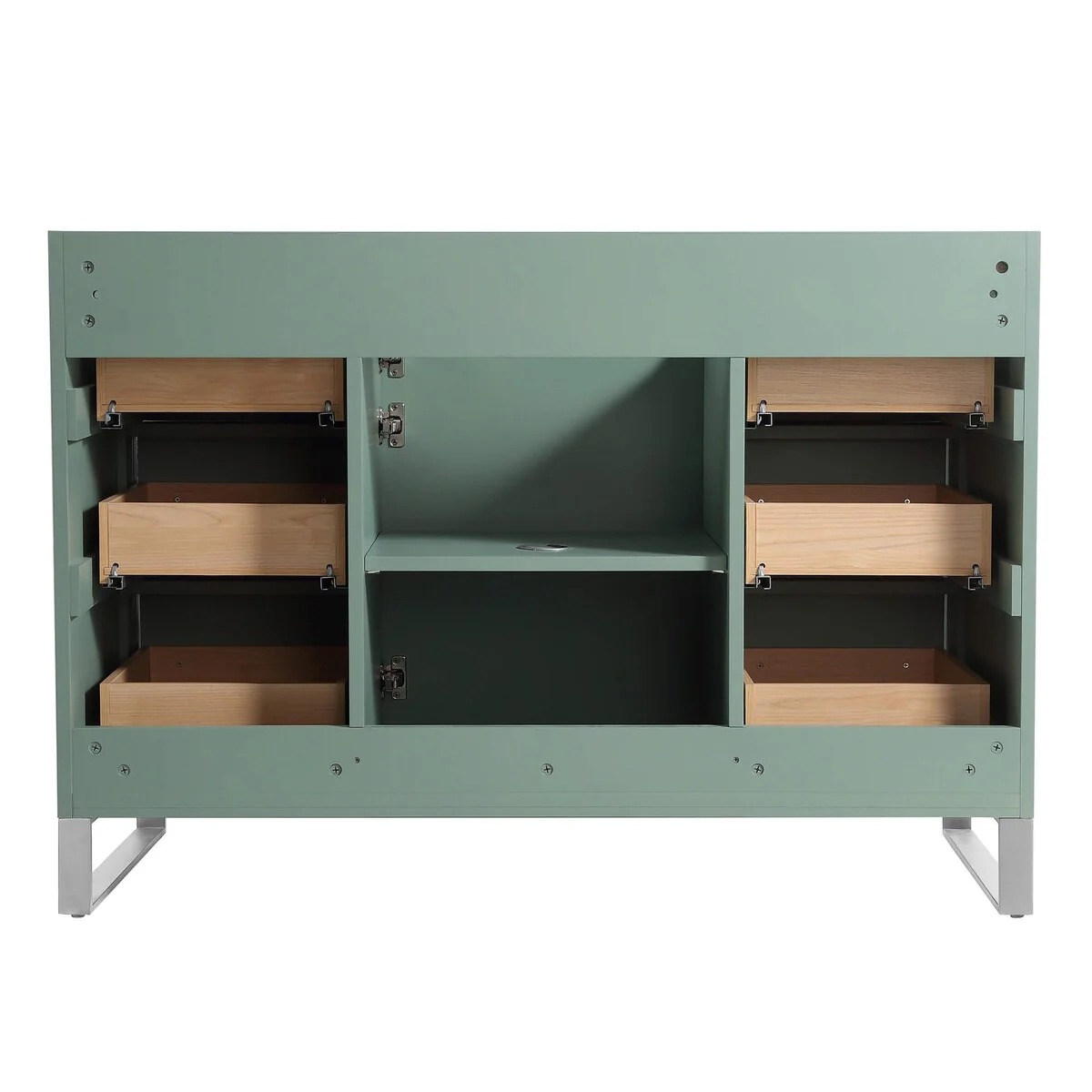 Fine Fixtures Opulence Collection Bathroom Vanity with White Ceramic Sink