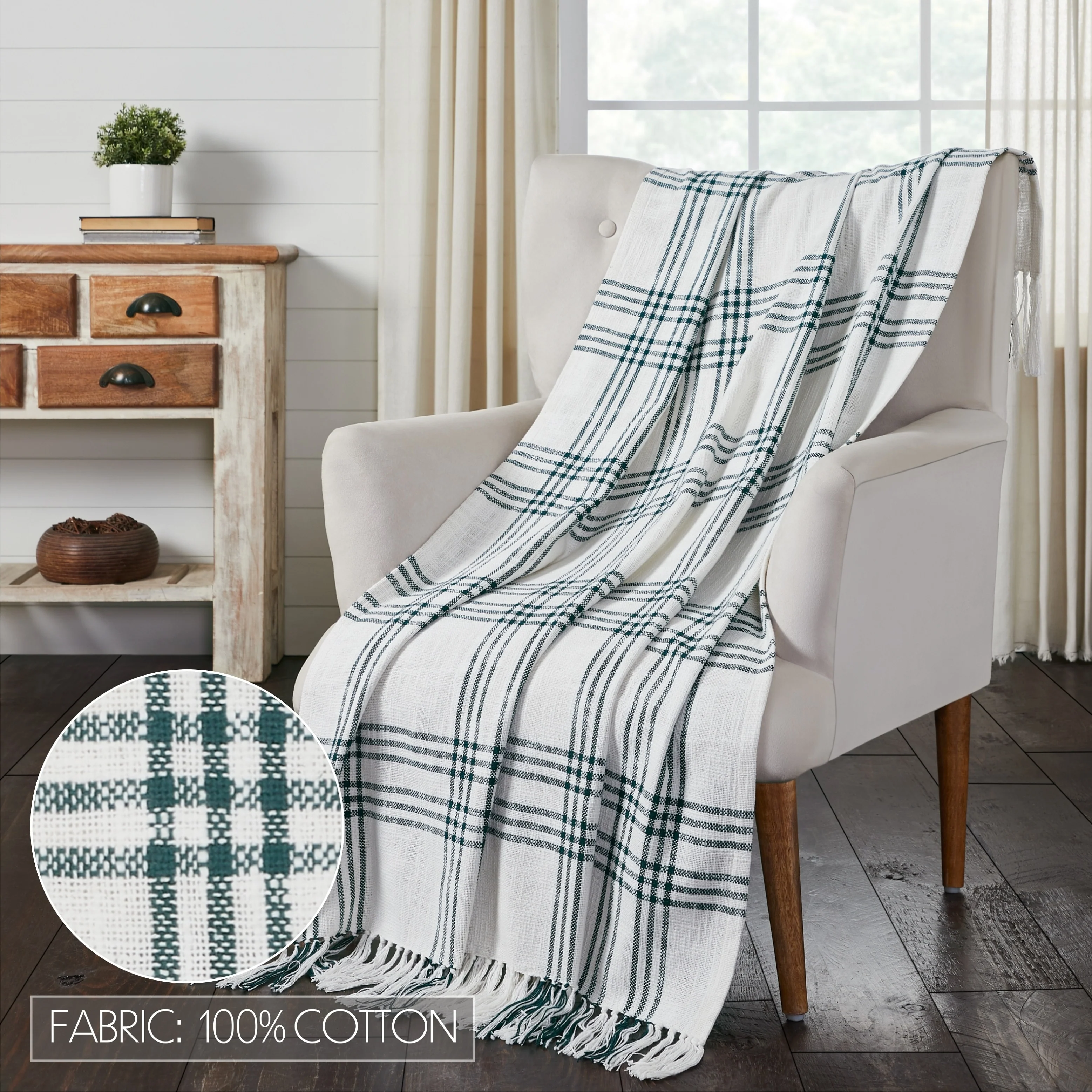 Pine Grove Plaid Woven Throw 60x50