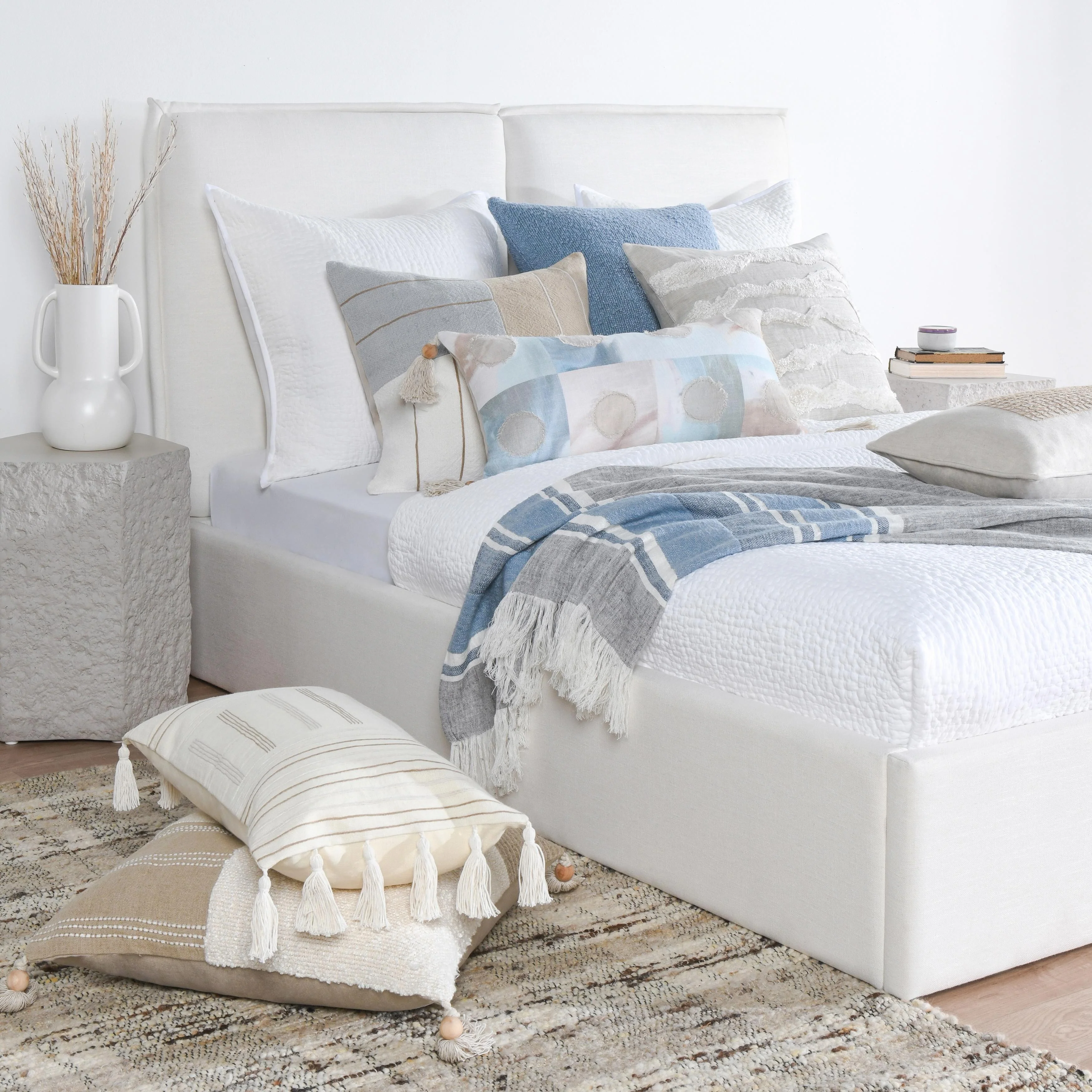 Villa by Classic Home Yasa Cotton Blend Throw Pillow