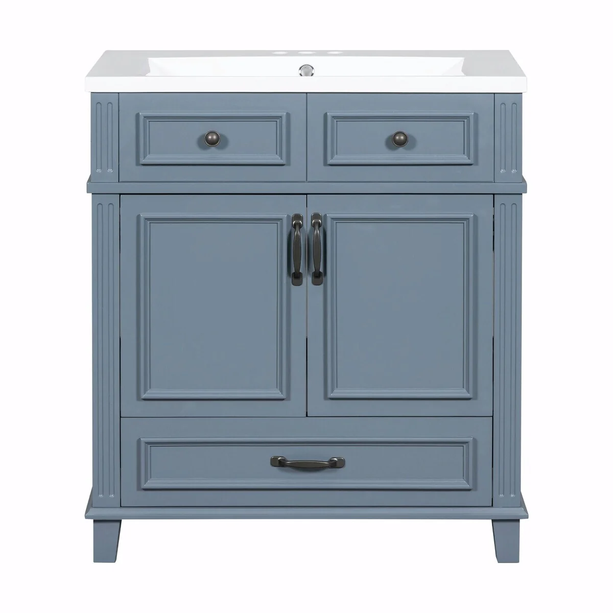 30'' Solid Wood Bathroom Vanity with sink