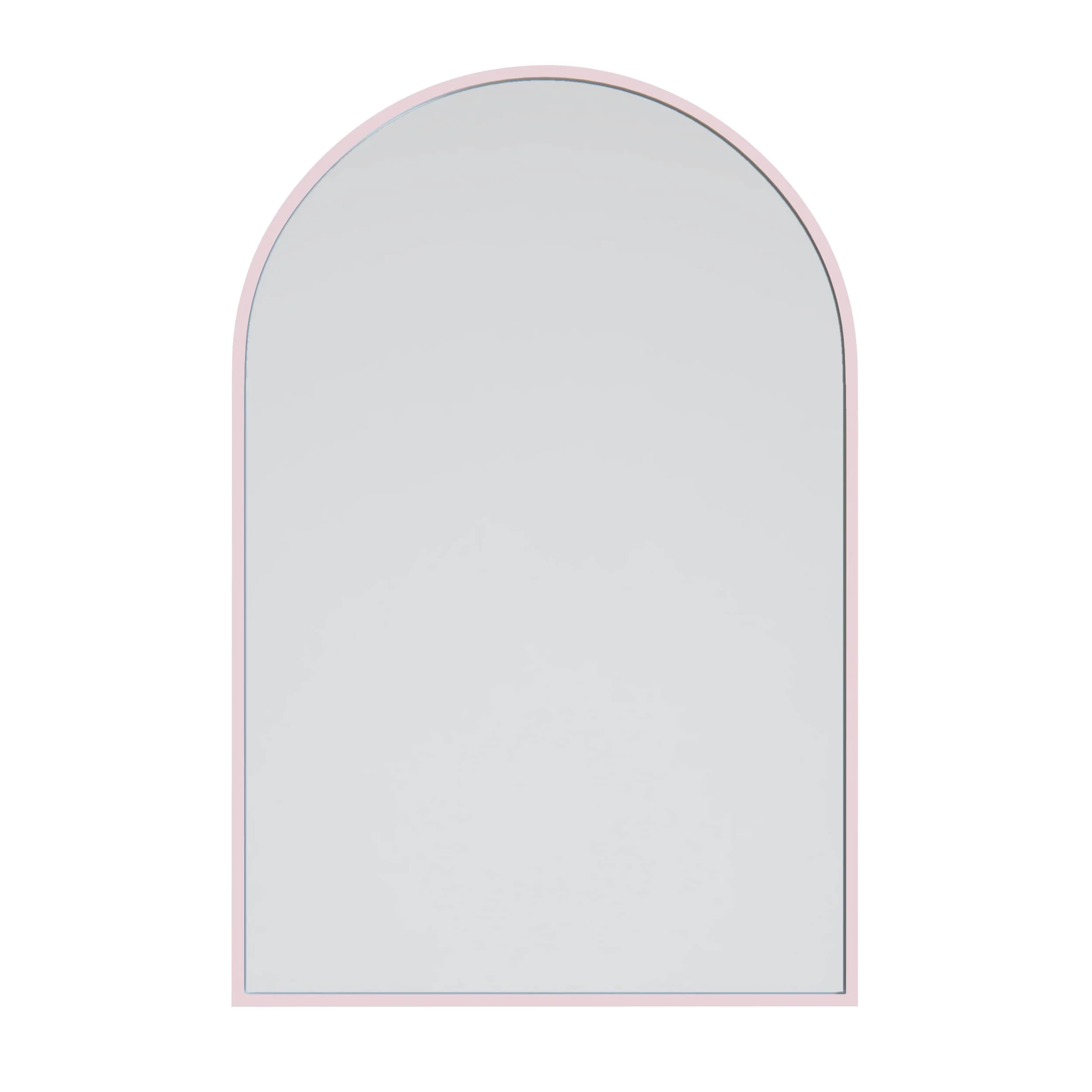 Glass Warehouse Arched Stainless Steel Framed Wall Mirror