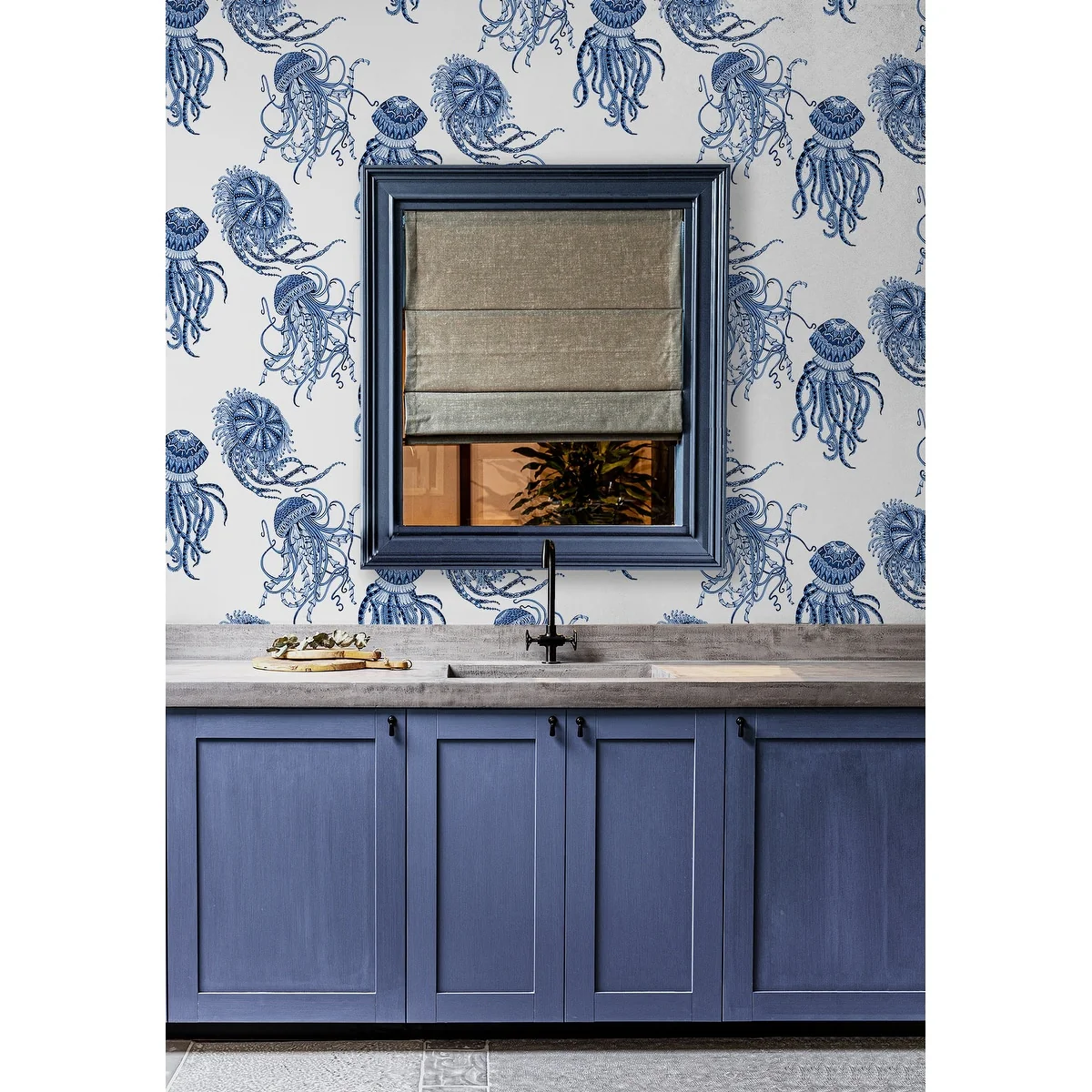 NextWall Jellyfish Peel and Stick Wallpaper