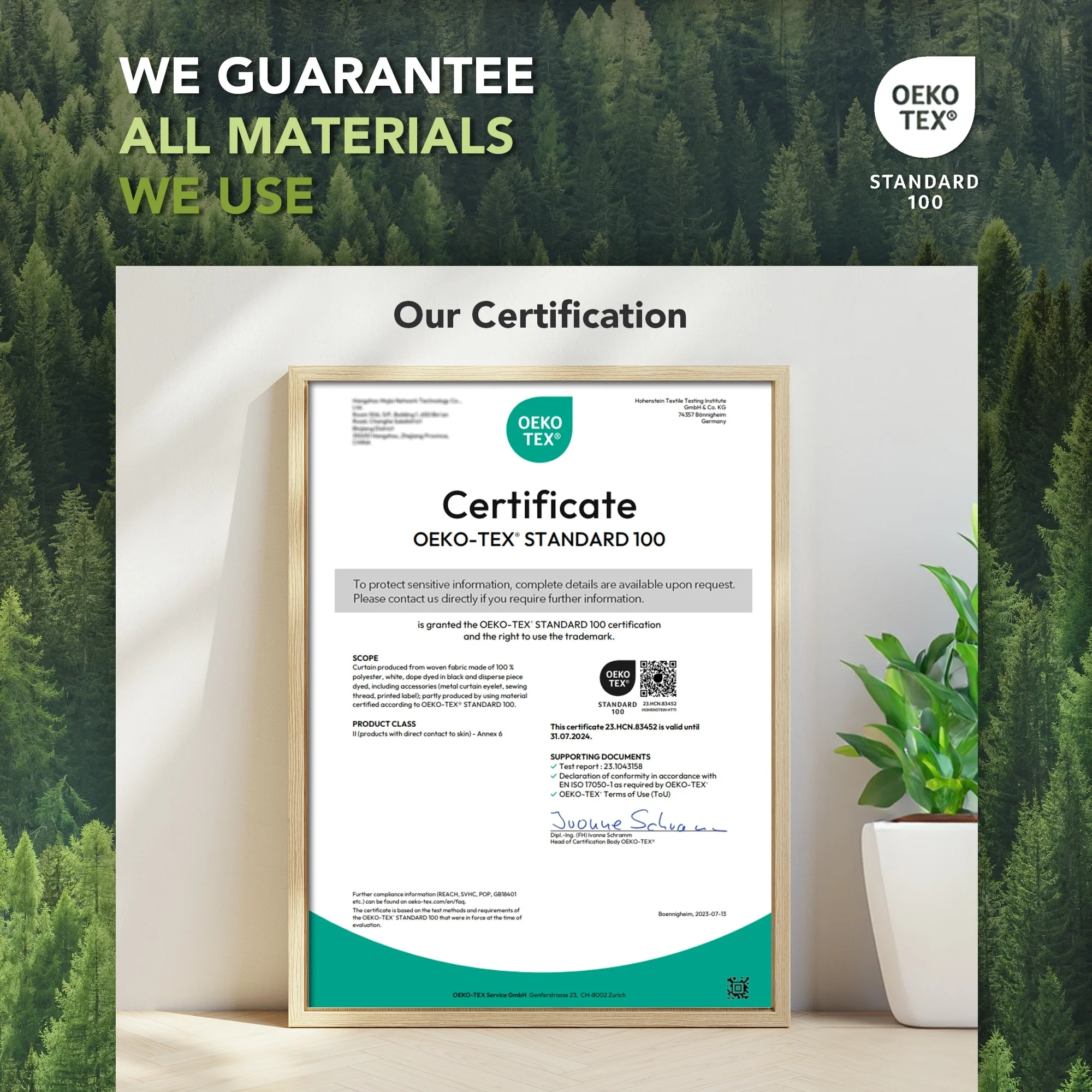 Deconovo Silver Wave 52 Width Curtain Panel Pair (2 Panel)