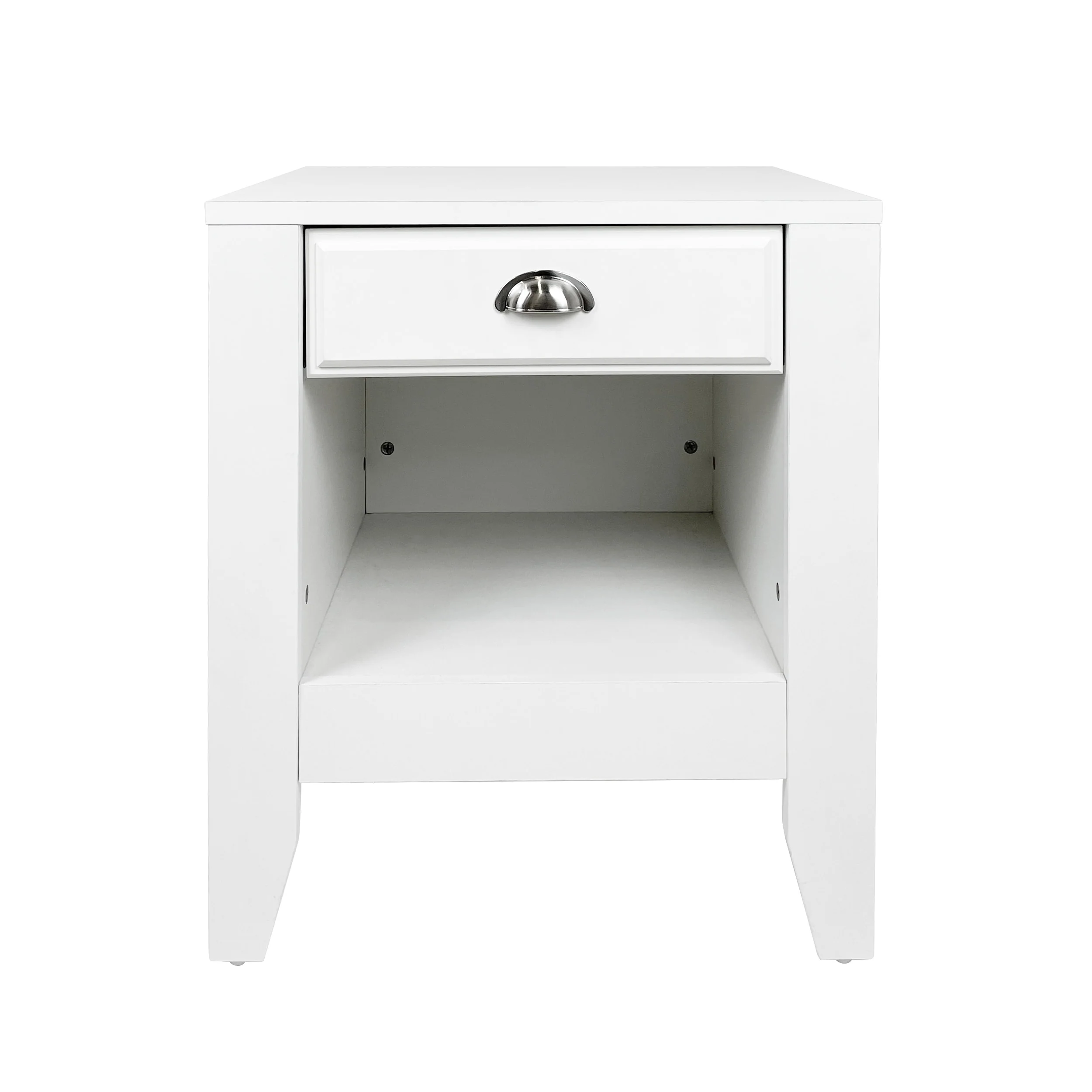 Foisy Faux Wood Nightstand with Drawer by Christopher Knight Home