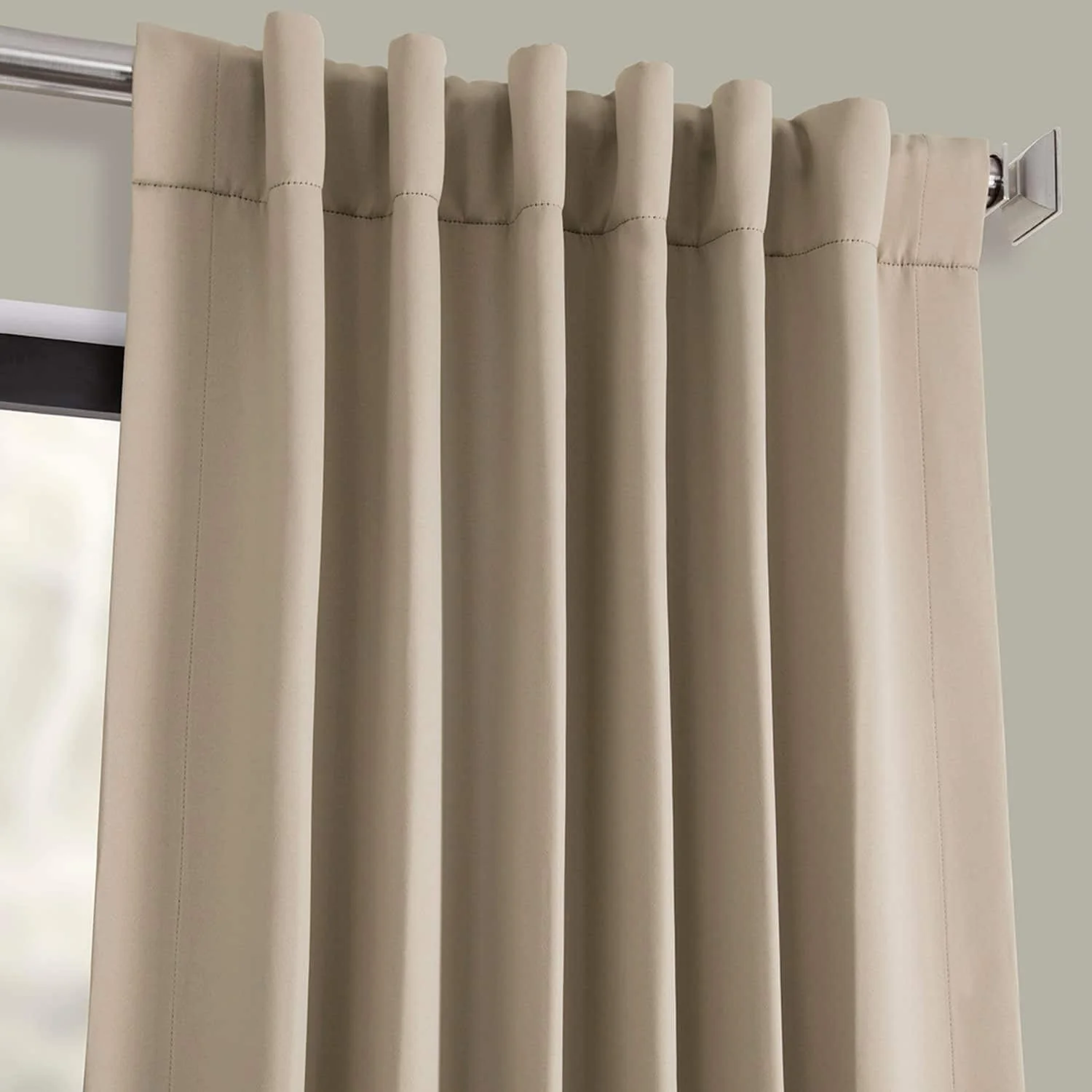Exclusive Fabrics Room Darkening 120-inch Curtain Panel Pair (2 Panels)