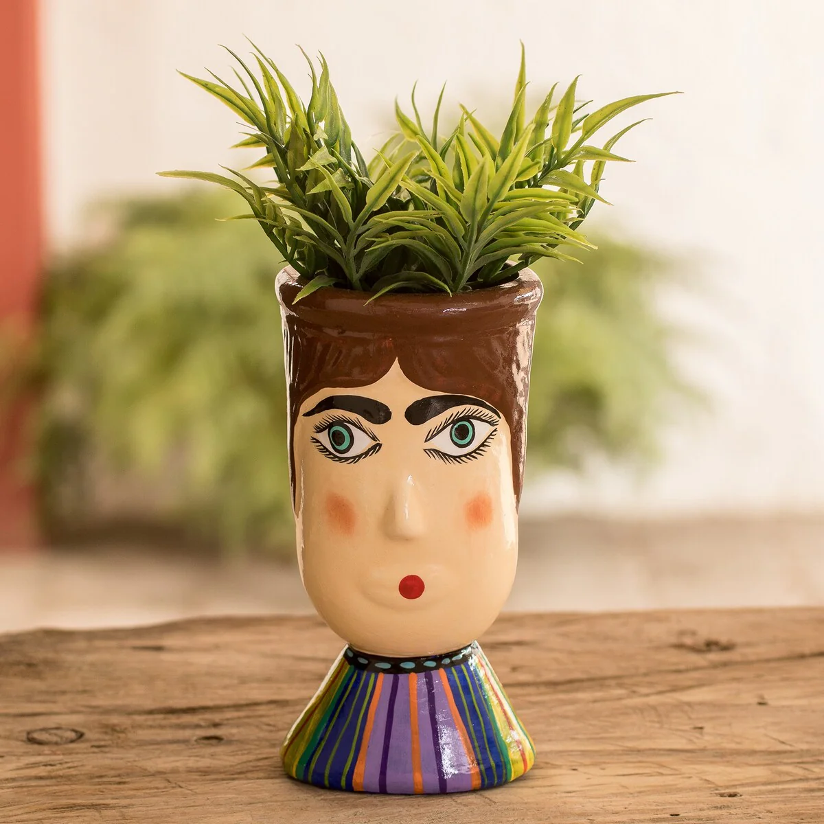 Novica Handmade San Felipes Giant Ceramic Flower Pot