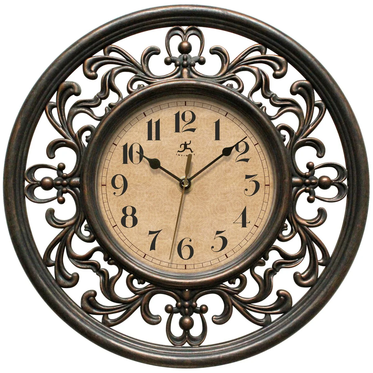 Copper Grove Kaffir 12-inch Round Clock - 12 x 2 x 12 - 12 x 2 x 12