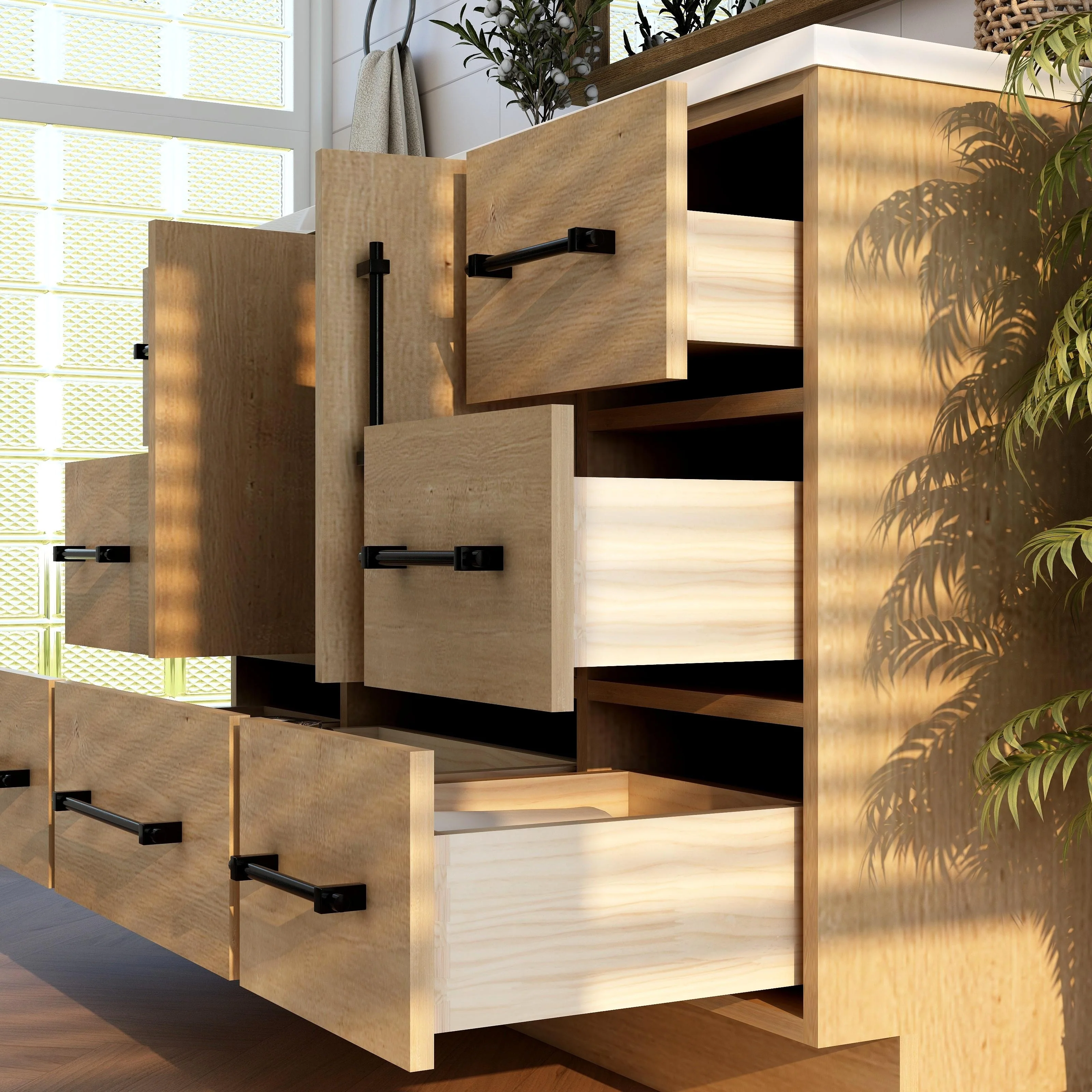 Victoria 48'' Freestanding Vanity with Reinforced Acrylic Sink - 47.5