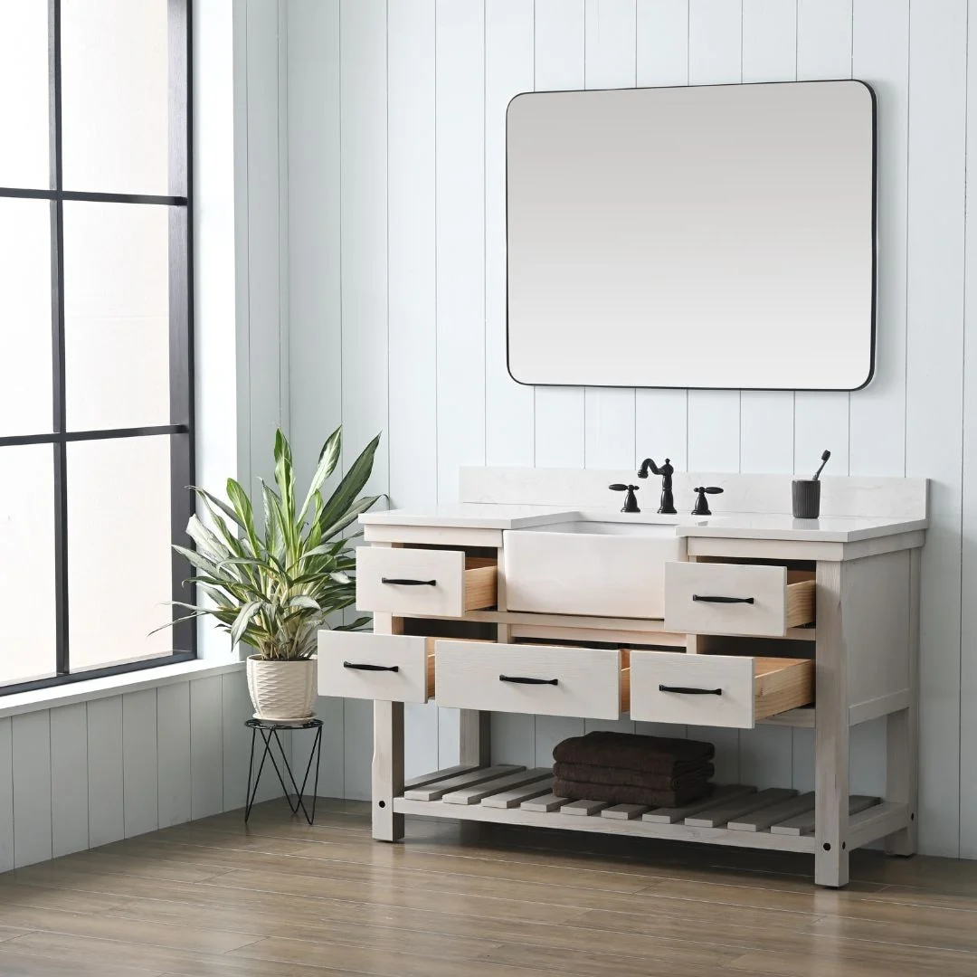 Sudio Design Bathroom Vanity Wesley Weathered Collection.