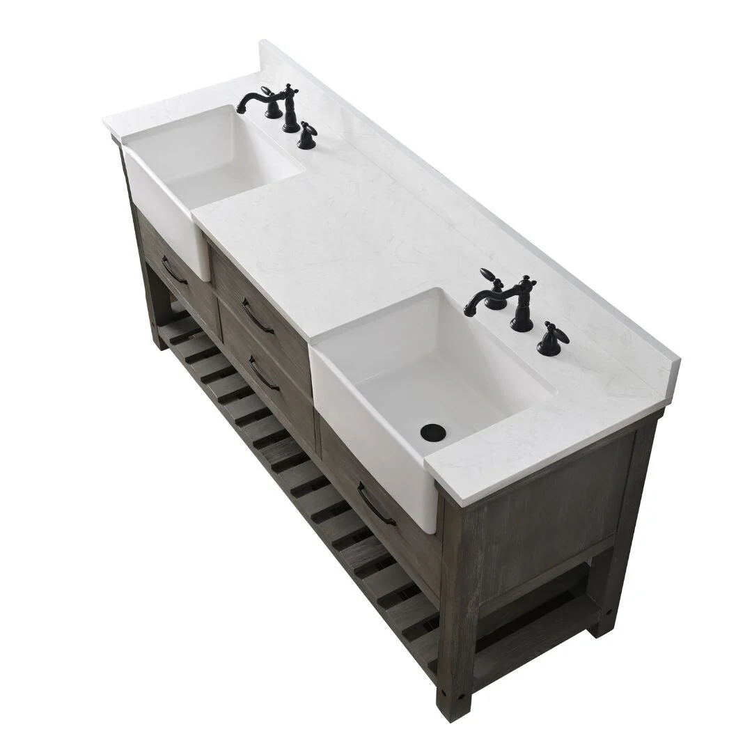 Sudio Design Bathroom Vanity Wesley Weathered Collection.