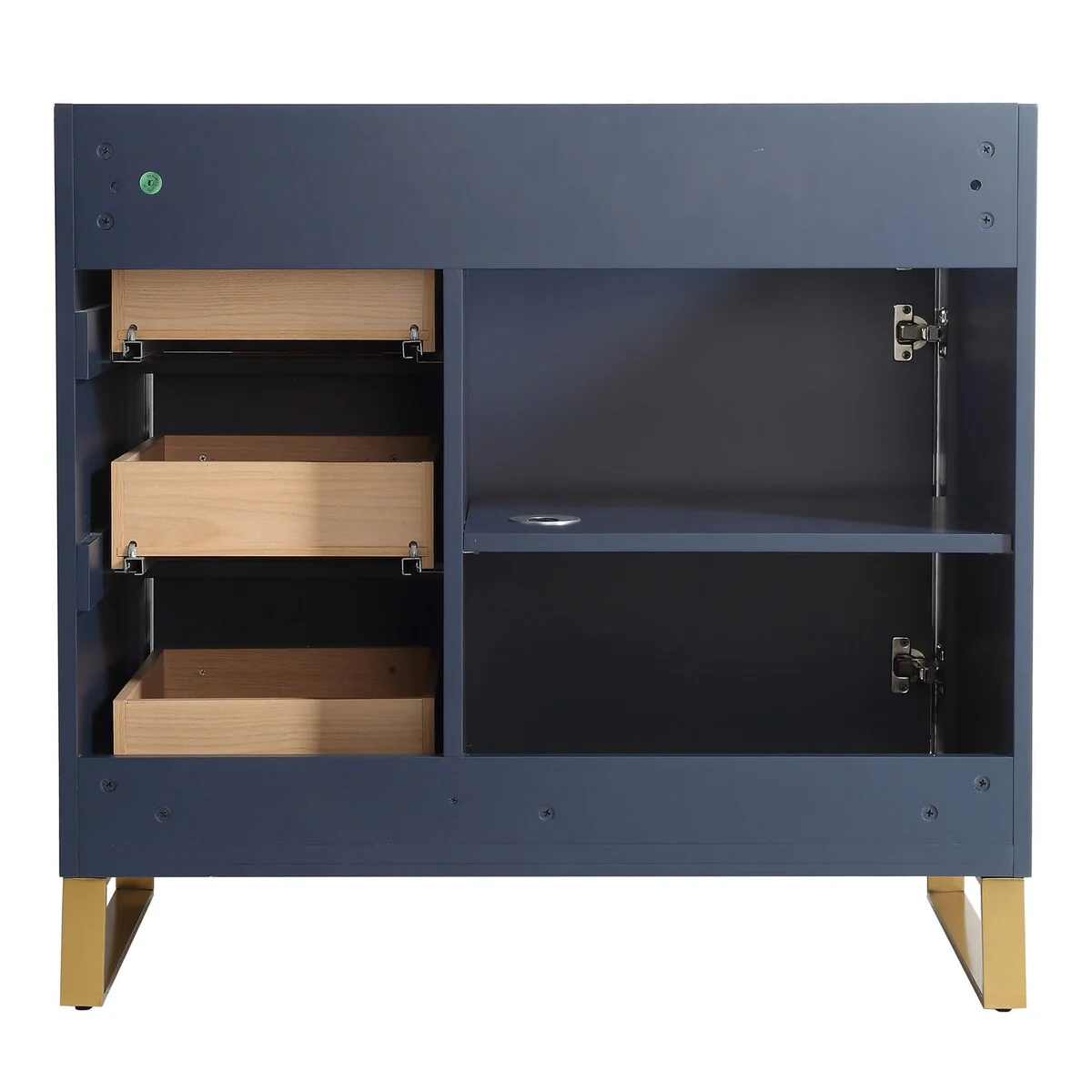 Fine Fixtures Opulence Collection Bathroom Vanity with White Ceramic Sink