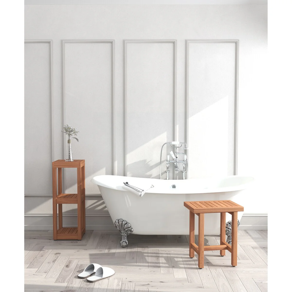 The Original Spa Teak Shower Bench