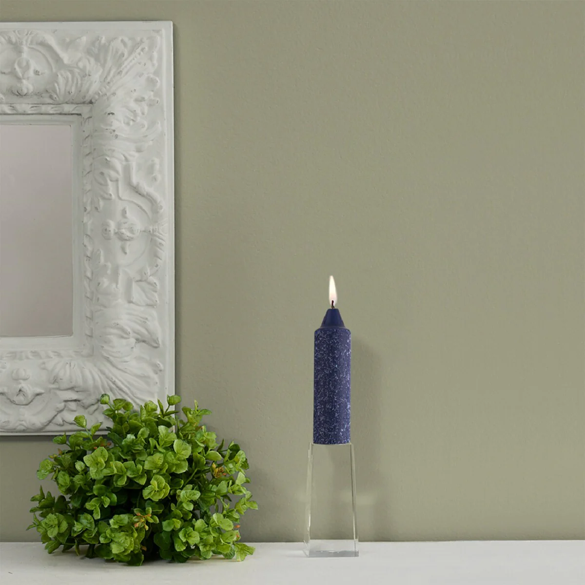 Root Unscented 5 In. Timberline™ Collenette Taper Candles box of 8 - 5 X 1-1/4