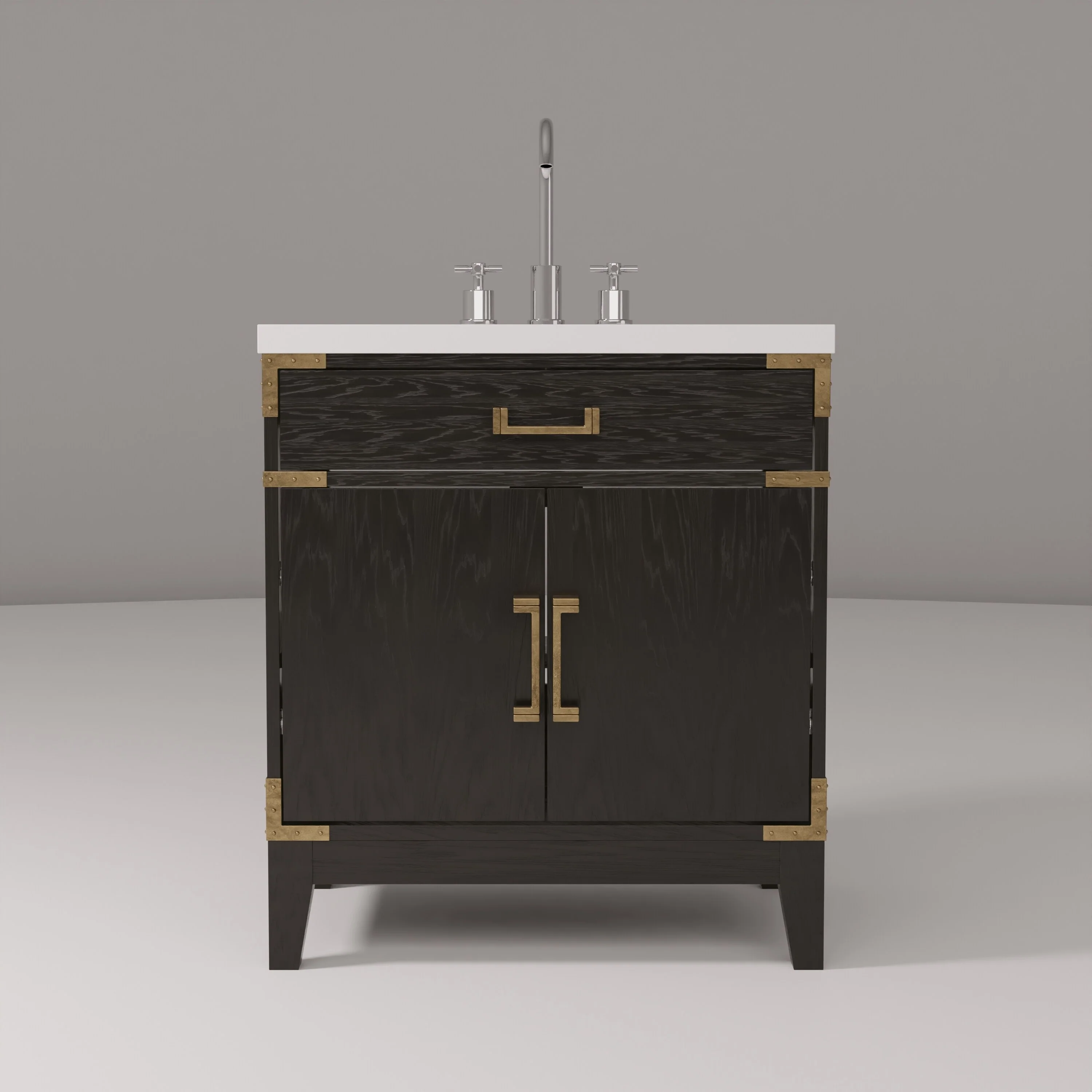 Laurel Bath Vanity Quartz Top, Sink and Faucet