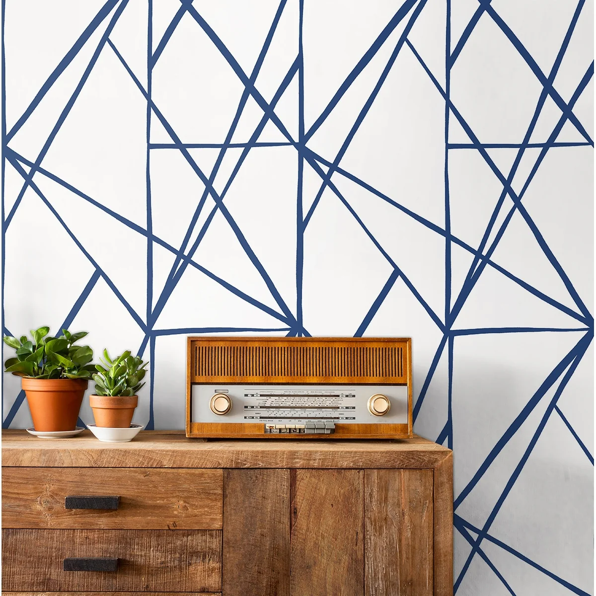 NextWall Quartz Geo Peel and Stick Wallpaper