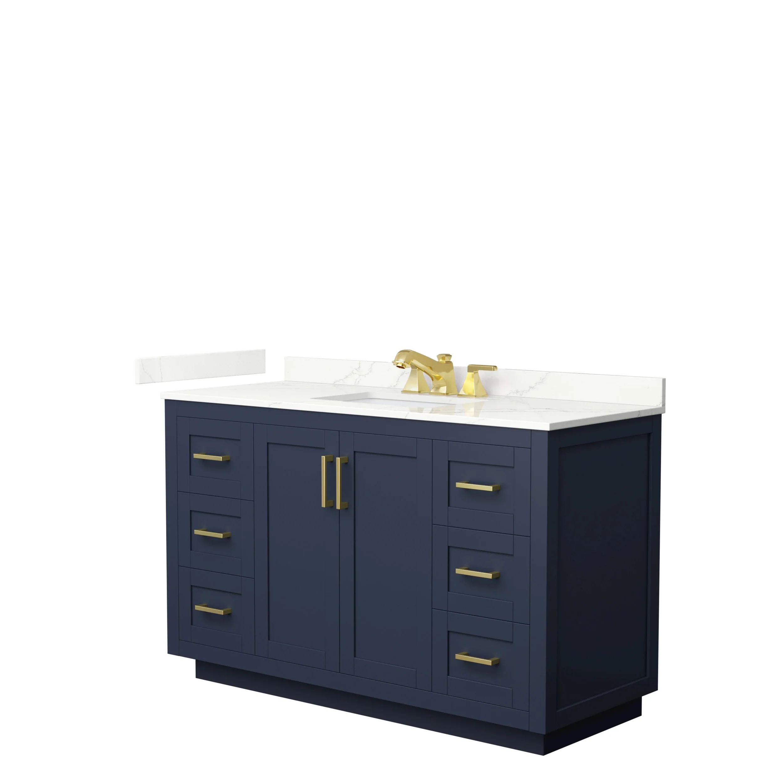 Miranda 54-inch Single Vanity, Quartz Top