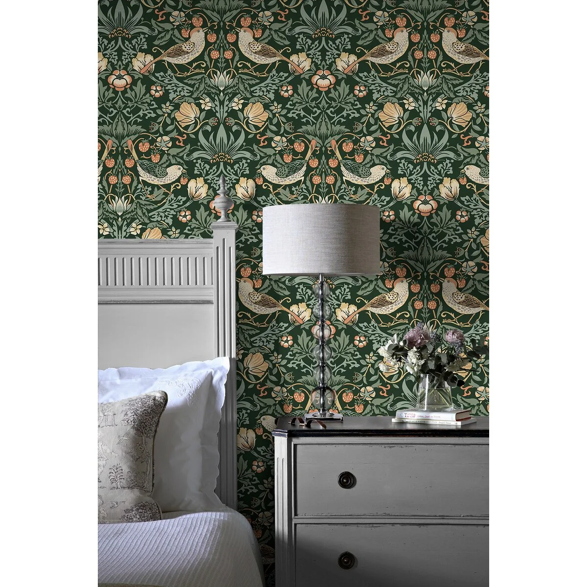 NextWall Aves Garden Peel and Stick Wallpaper
