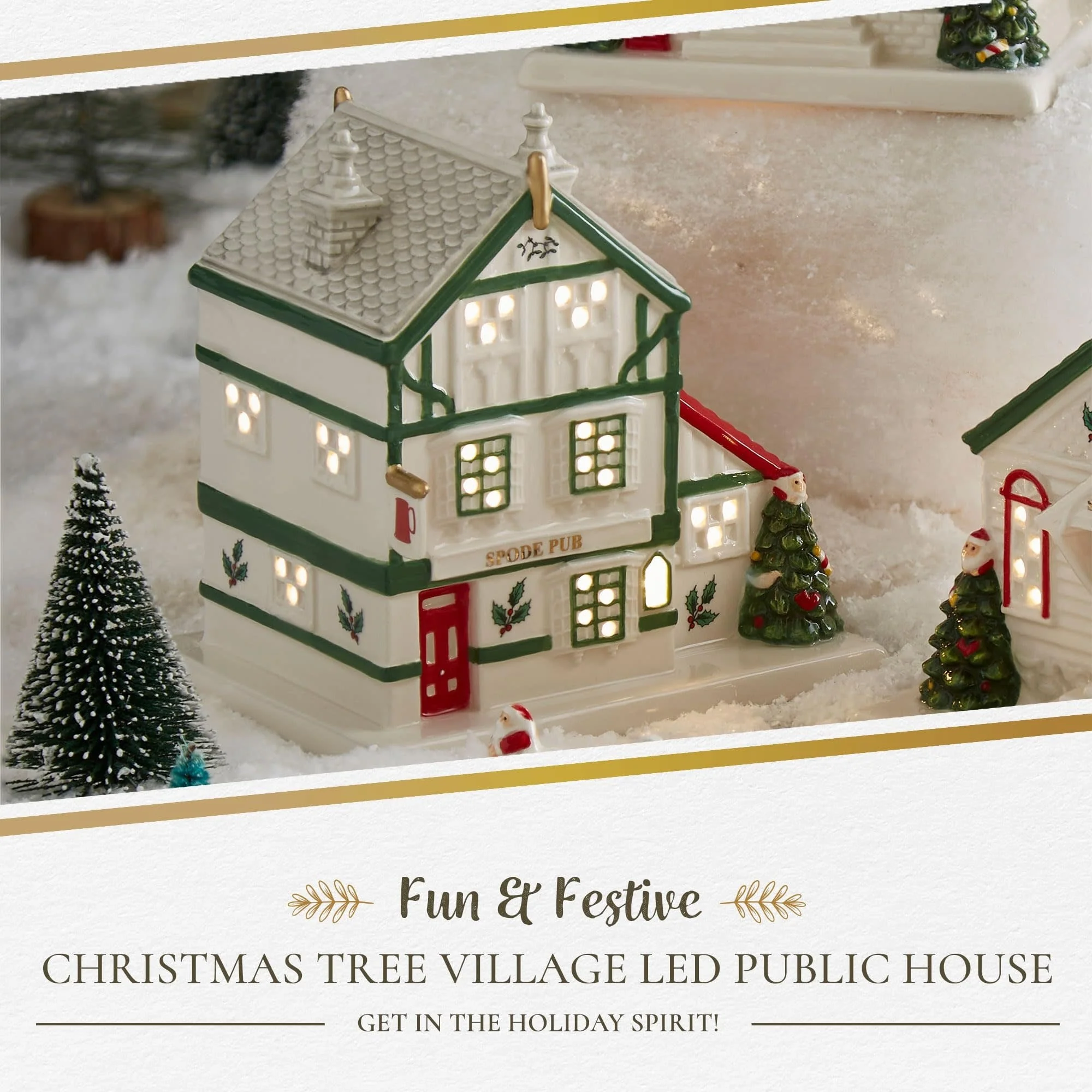Spode Christmas Tree Village Public House - 5