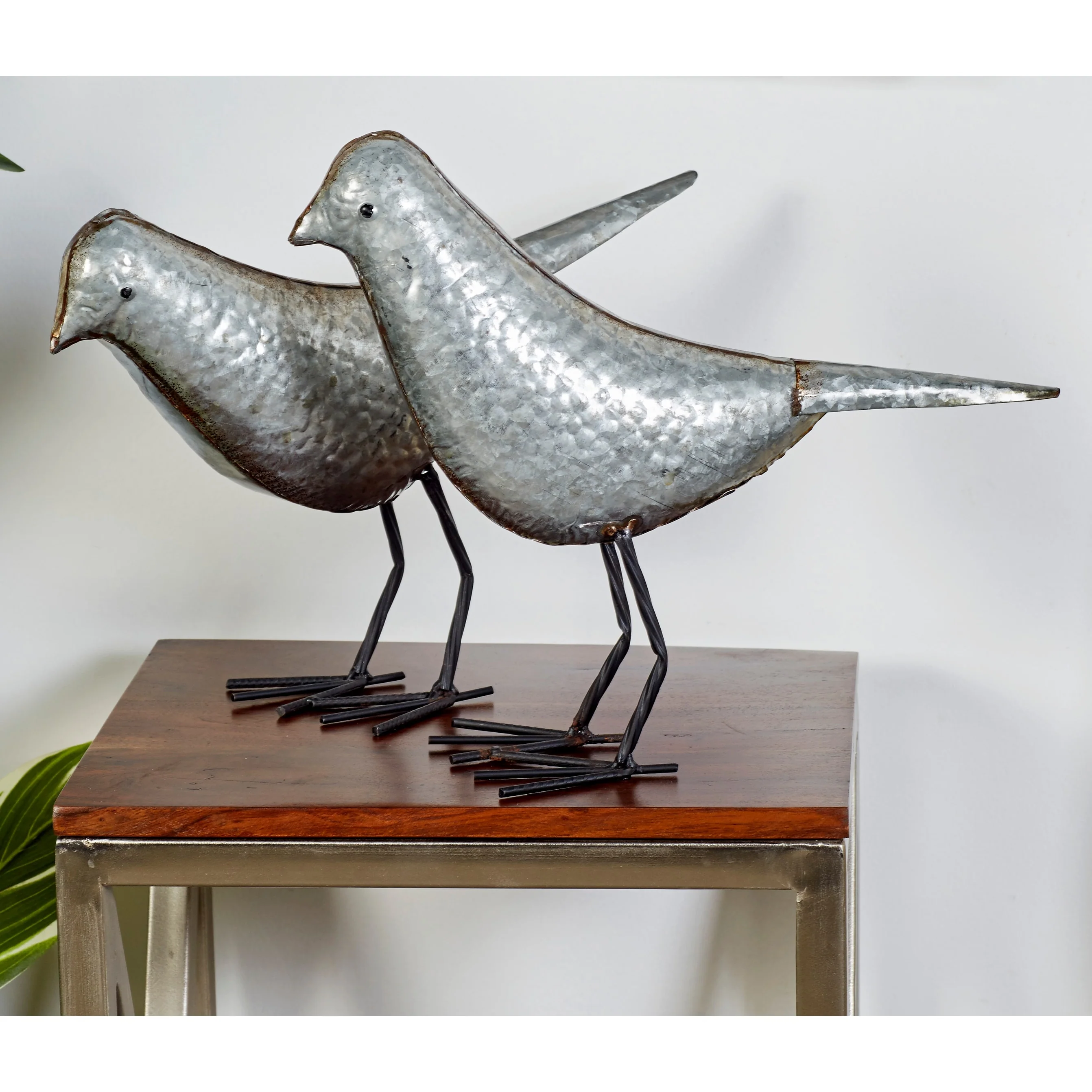 The Gray Barn Jartop Metal Bird (Set of 2)