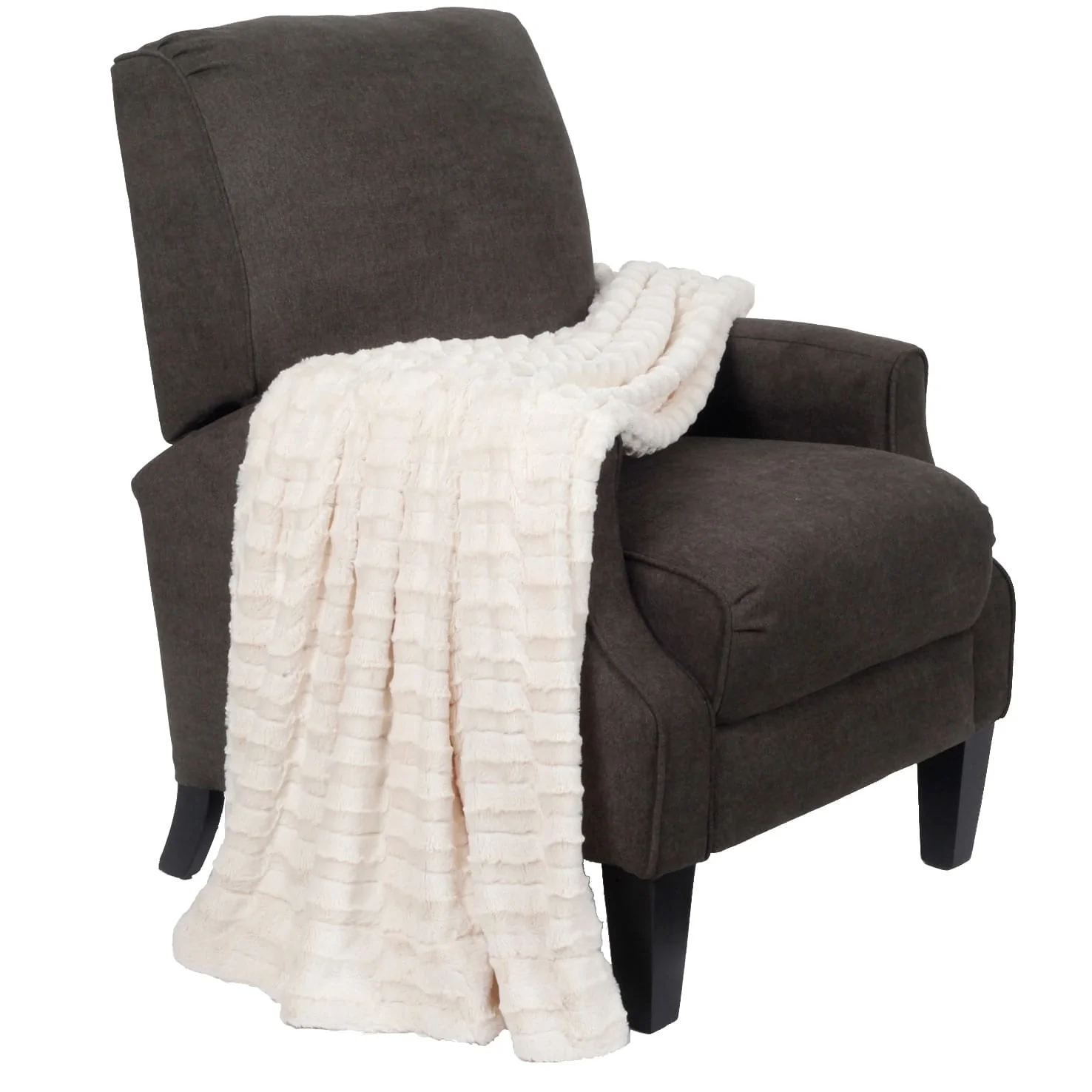 Oversized Saga Double Sided Fauxfur Throw, 60