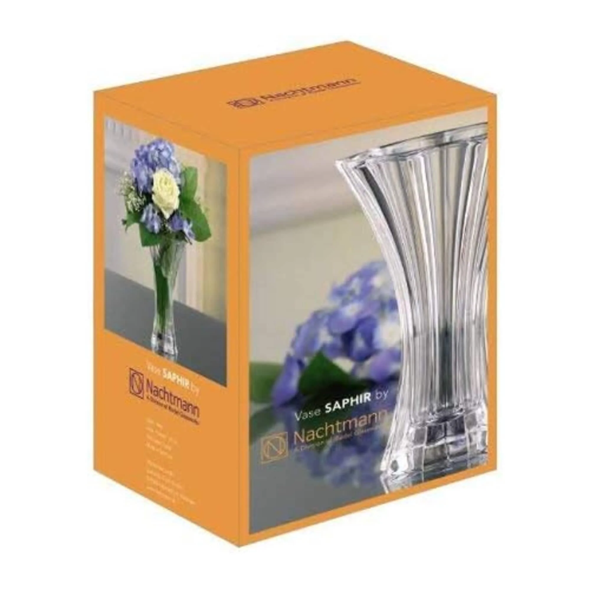 Nachtmann Saphir Crystal Vase