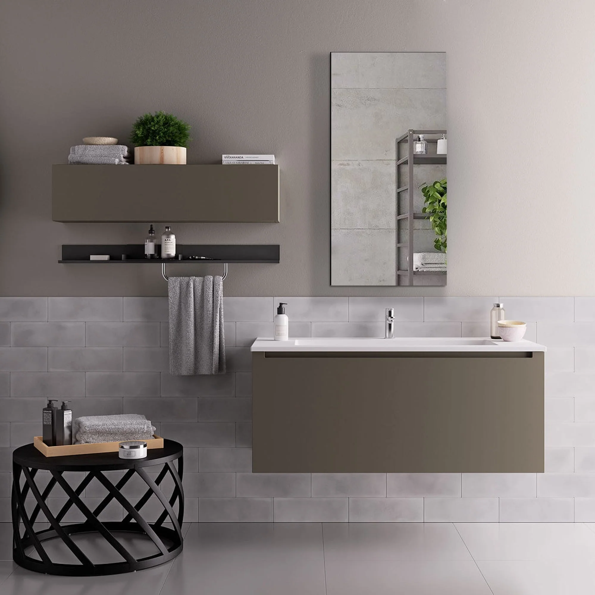 Single Door Recessed or Surface Mount Medicine Cabinet