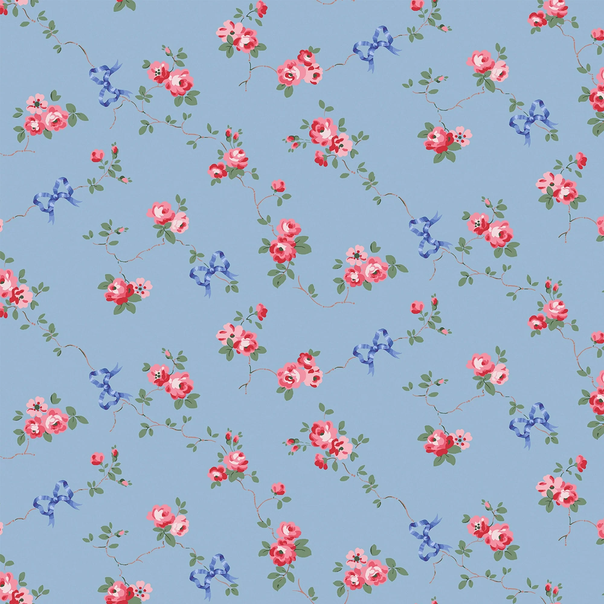 Cath Kidston Rose & Bows Blue