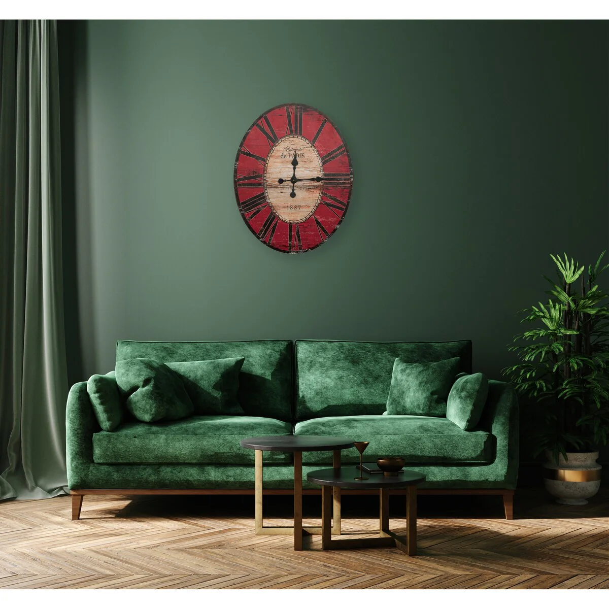 Wood Wall Clock