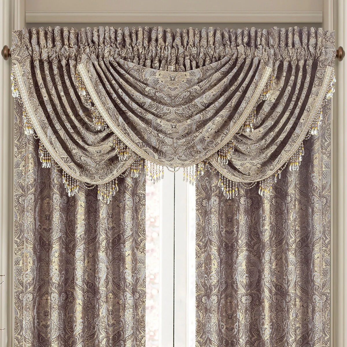 J. Queen New York Provence Window Waterfall Valance