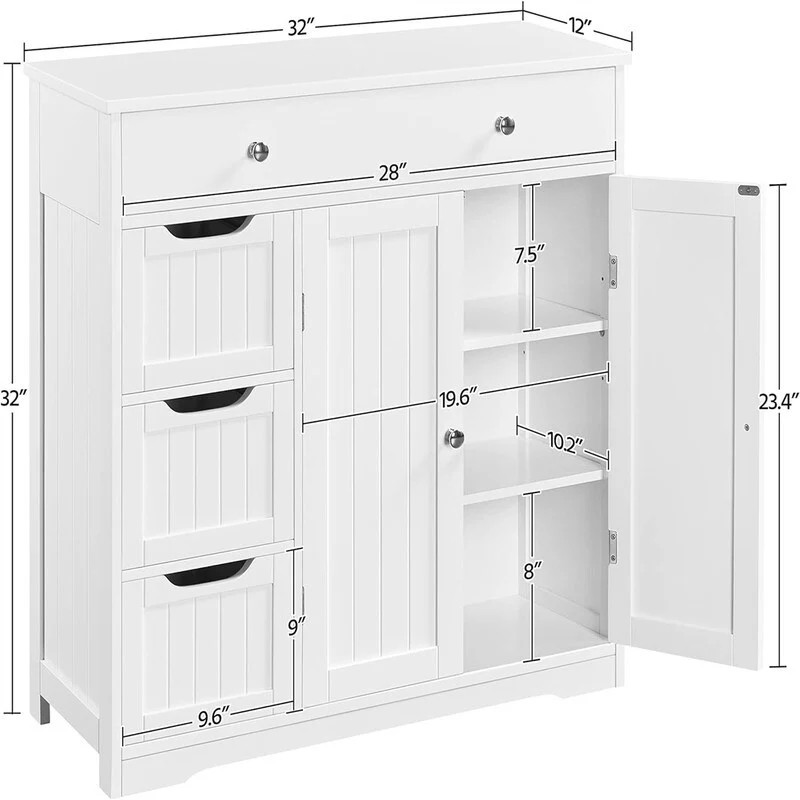 Bathroom Free-Standing Floor Cabinet