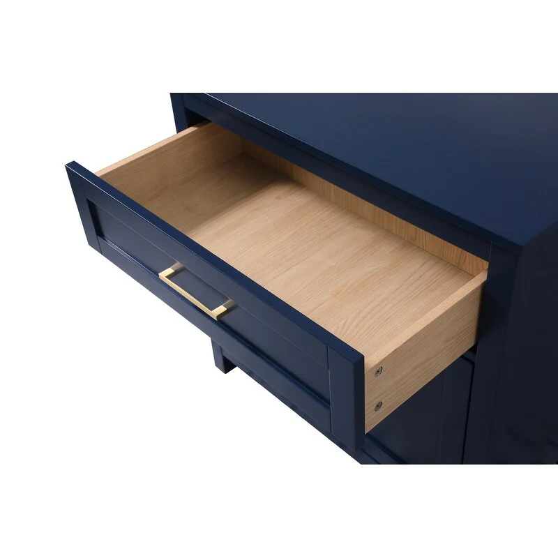 Indigo Home 30 Inch Bathroom Storage Freestanding Cabinet - 30 x 16