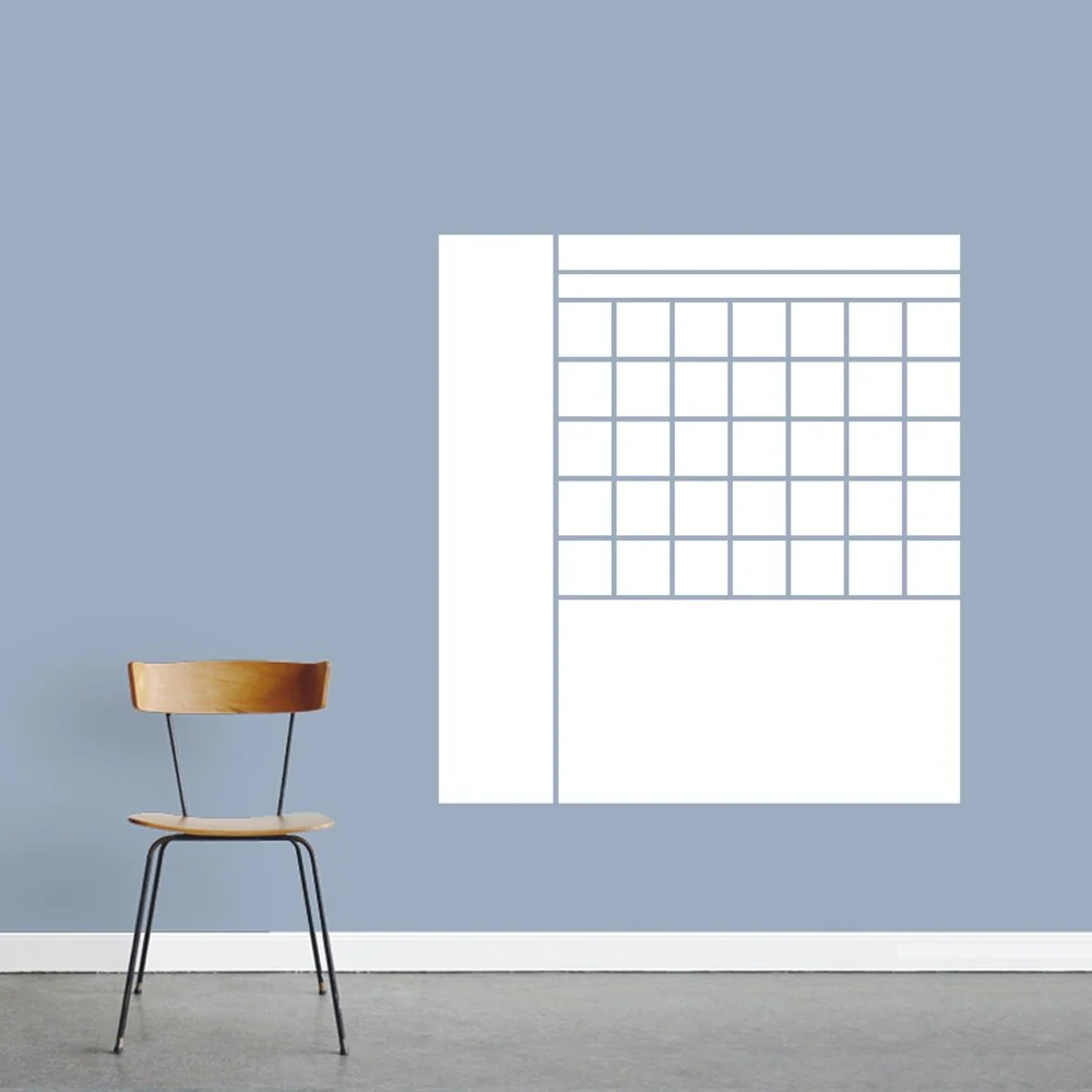 Dry Erase Calendar With Notes Wall Decals Wall Stickers