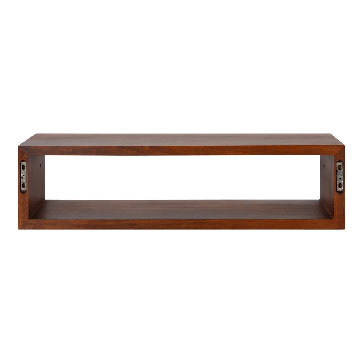 Kate and Laurel Holt Open Cubby Wooden Floating Wall Shelf