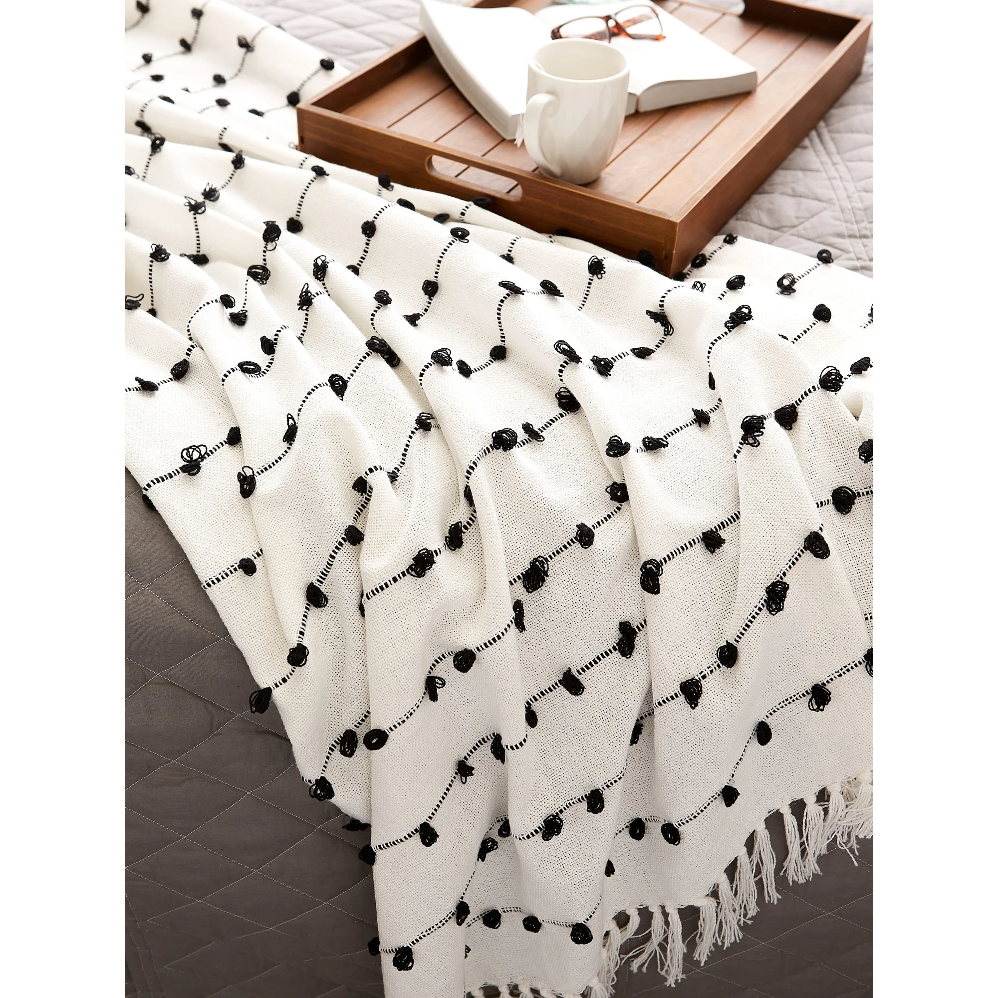 DII Woven Loop Throw