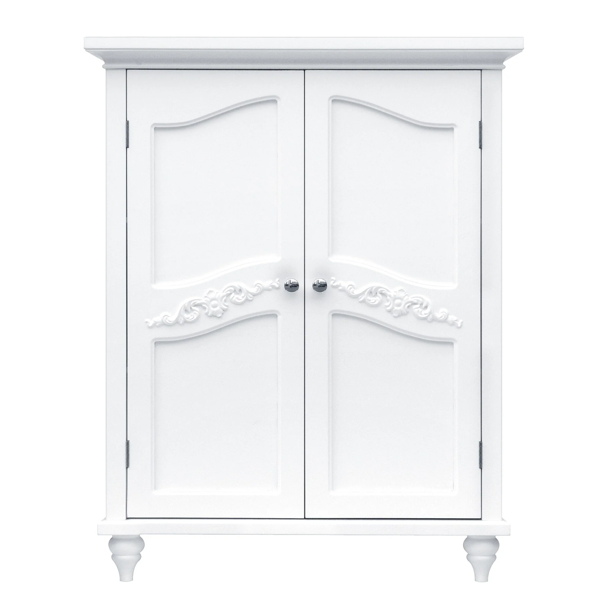 Teamson Home Versailles Freestanding Two-Door Floor Accent Cabinet