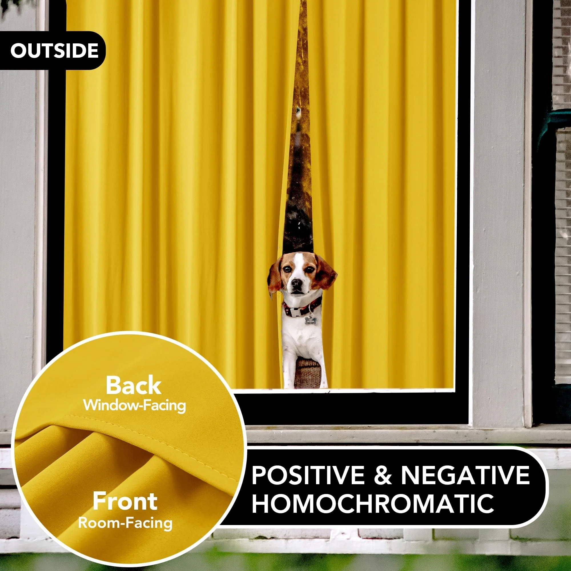 Deconovo Solid Rod Pocket Curtain Panel Pair (2 Panel)