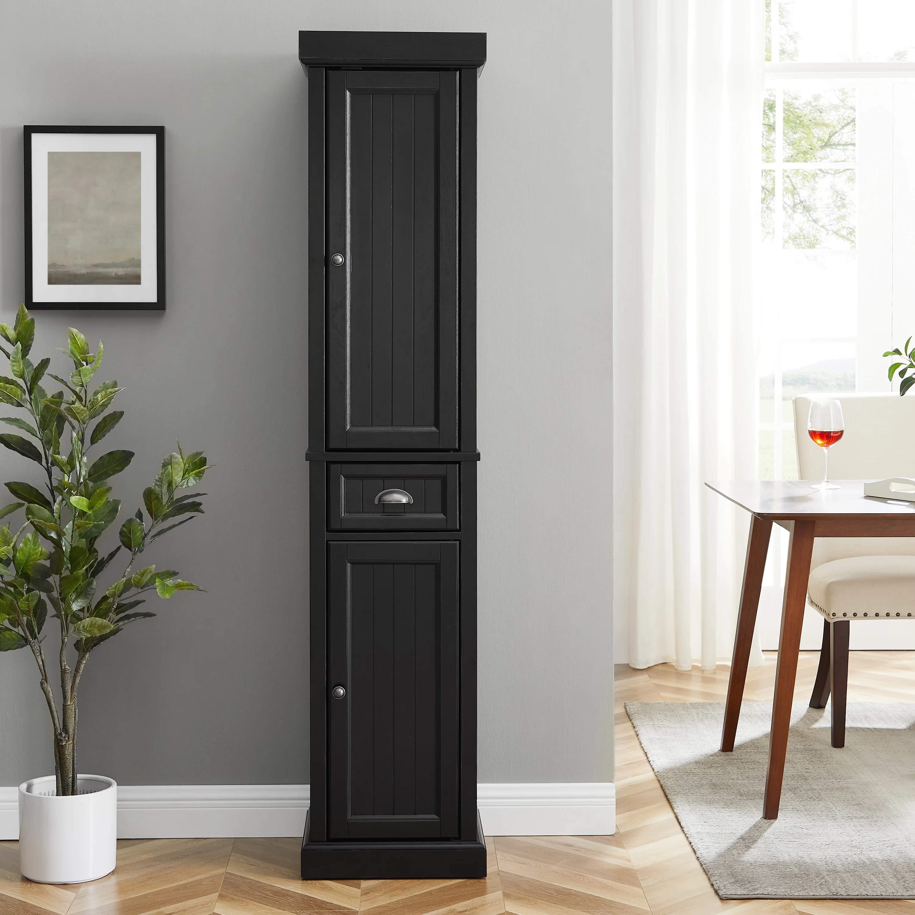 Crosley Seaside Tall Linen Cabinet
