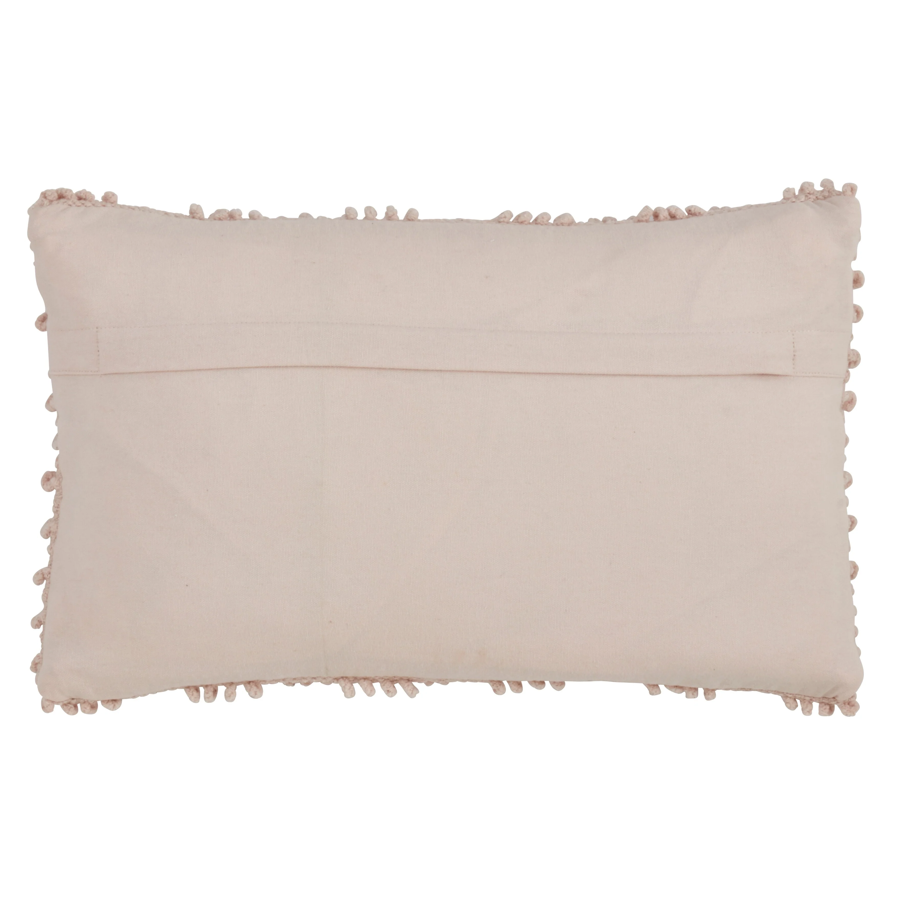 Nubby Design Down Filled Throw Pillow