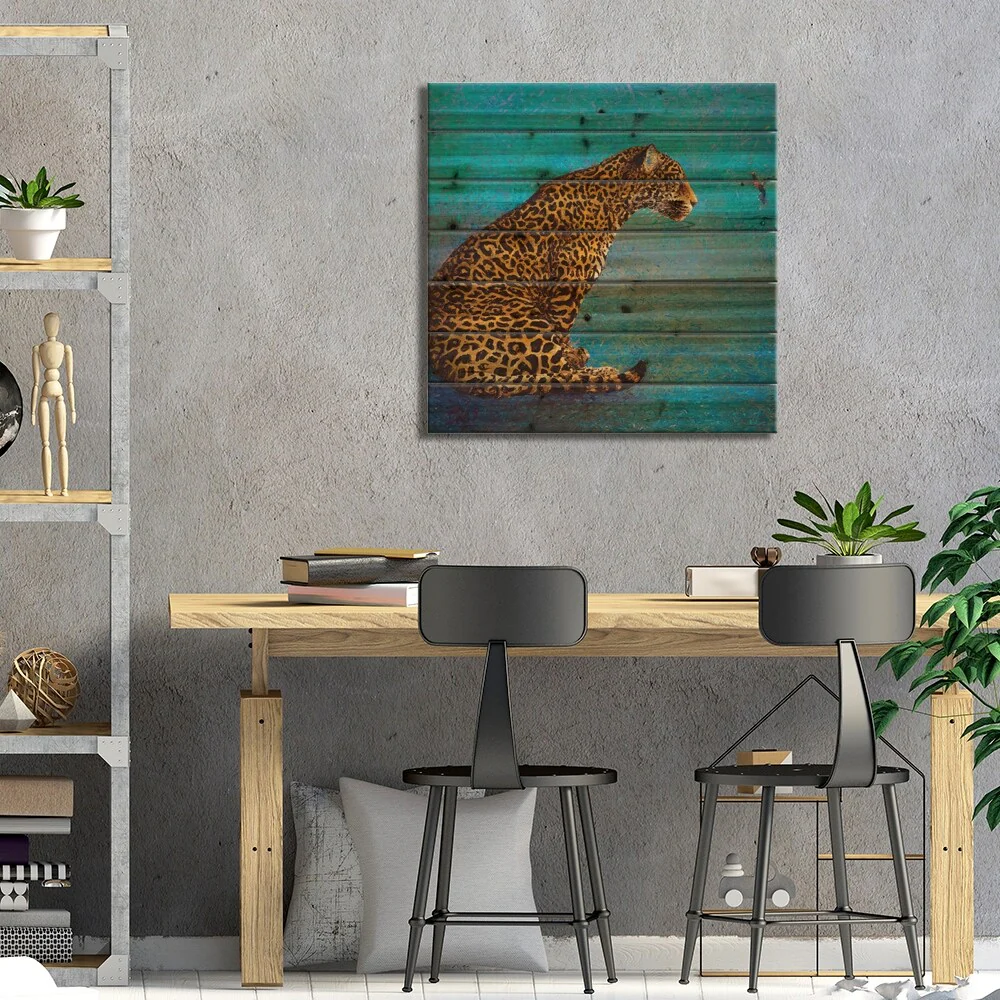 The Discussion Print On Wood by Iris Scott - Multi-Color