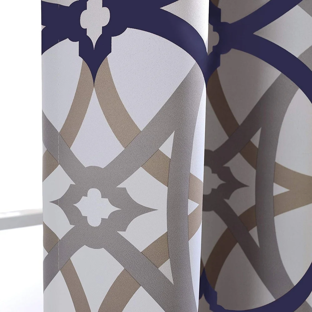 Jarvenpaa Geo Trellis Pattern Window Valance - 52 x 18