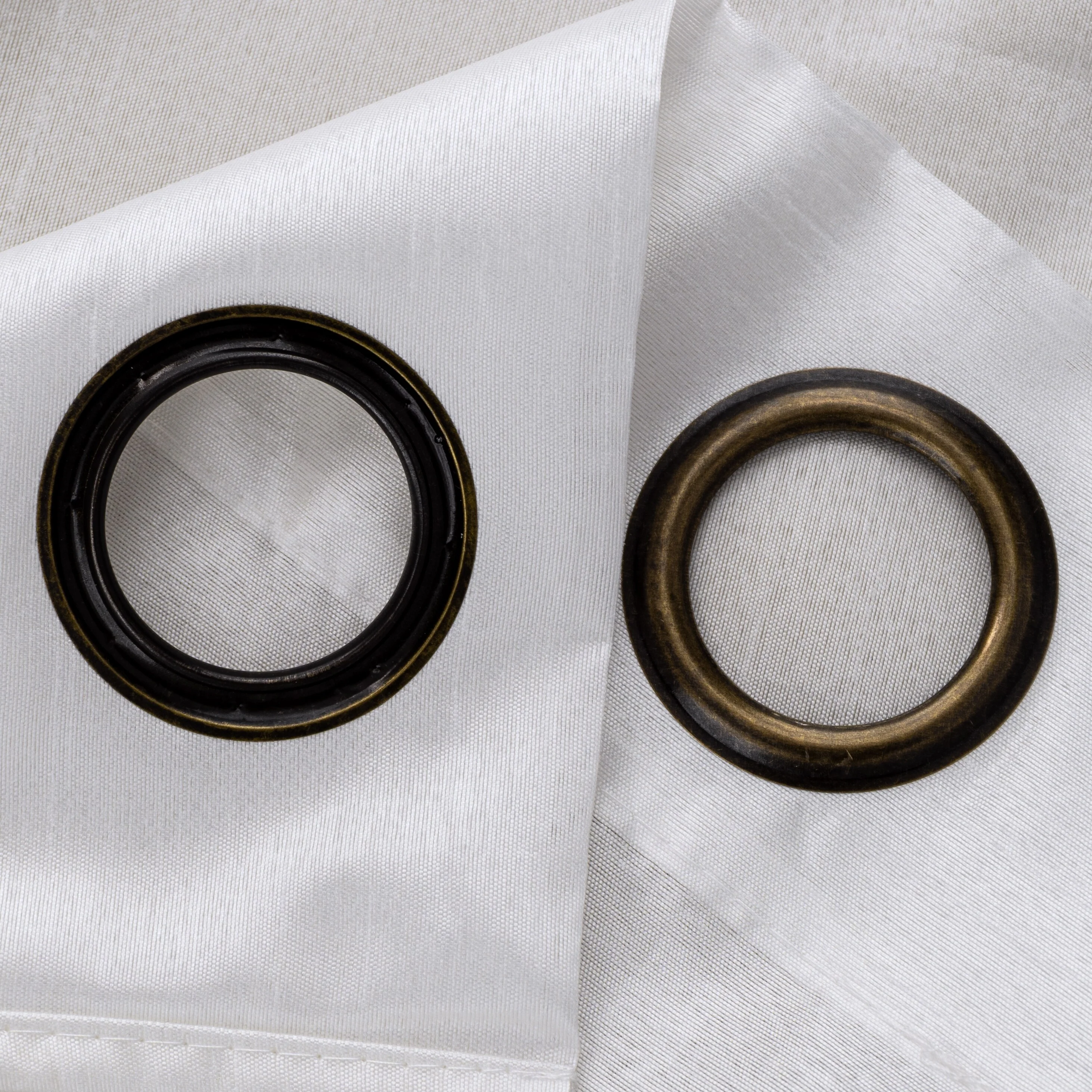 Nancy Faux Silk Window Curtain Panel Set