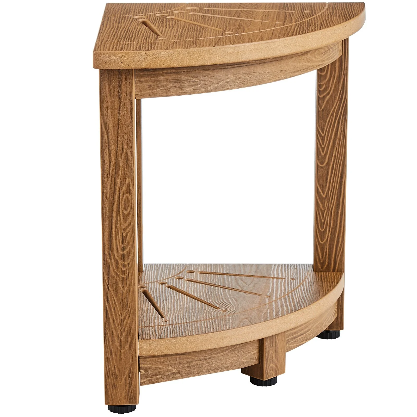 Corner Shower Bench with Storage Shelf, Shower Stool for Inside & Outside Shower, for Bathroom