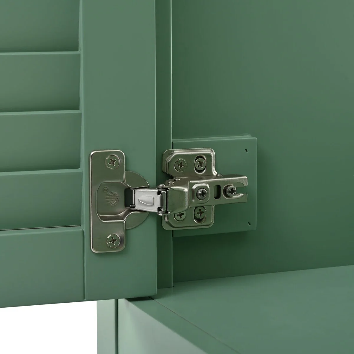36 inch MDF Freestanding Bathroom Vanity in Green without Counter Top