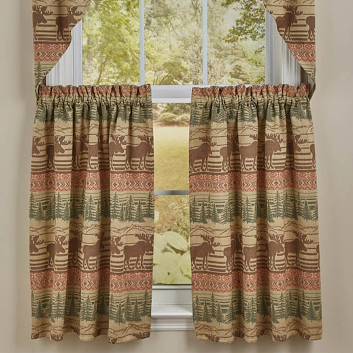 Park Designs Moose Jacquard Tiers 72