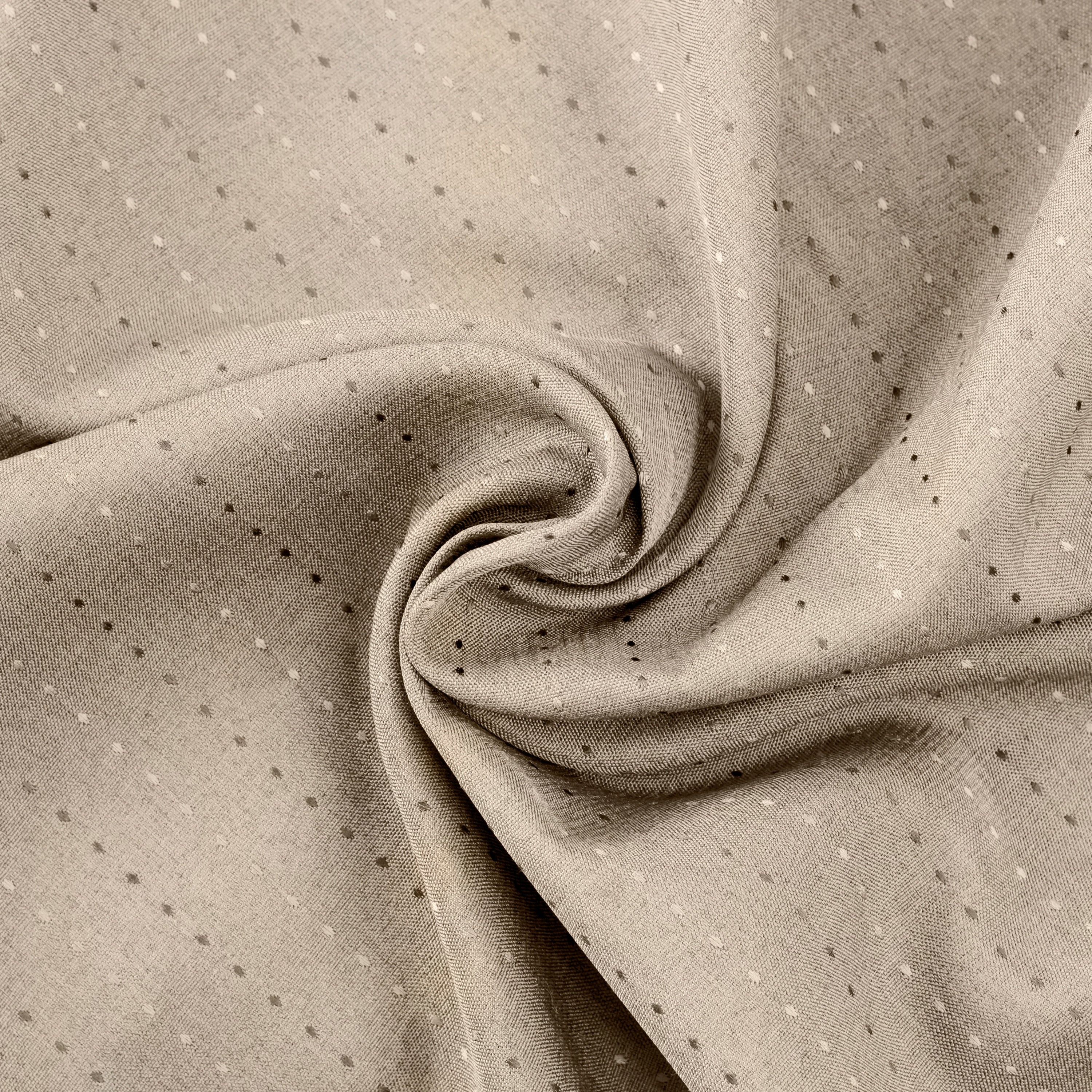 Grand Pointe Premium Dotted Rod Pocket w/Back tabs Curtain Panel