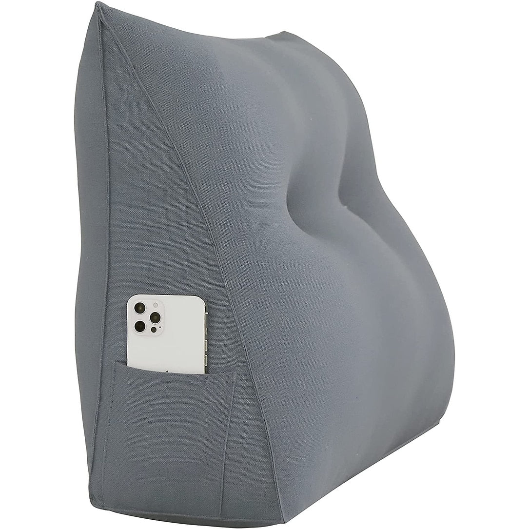 WOWMAX Bed Rest Wedge Reading Pillow Sofa Daybed Triangle Cushion 24