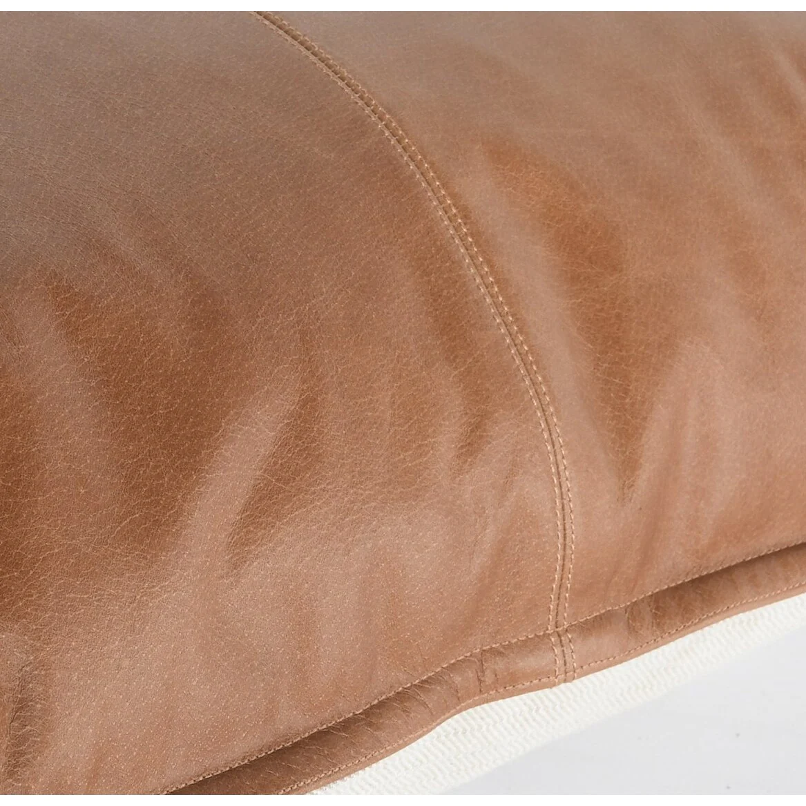 Strick & Bolton Lindi Leather 22-inch Throw Pillow