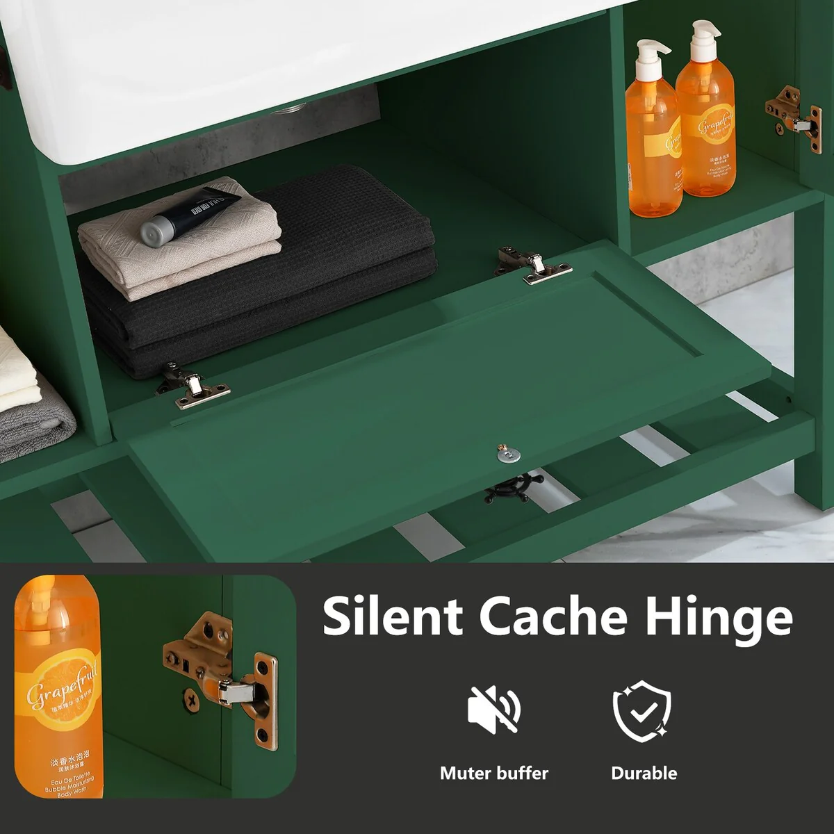 48 in.W x 20 in.D x 33.60 in.H Solid Wood Bathroom Vanities Without Tops