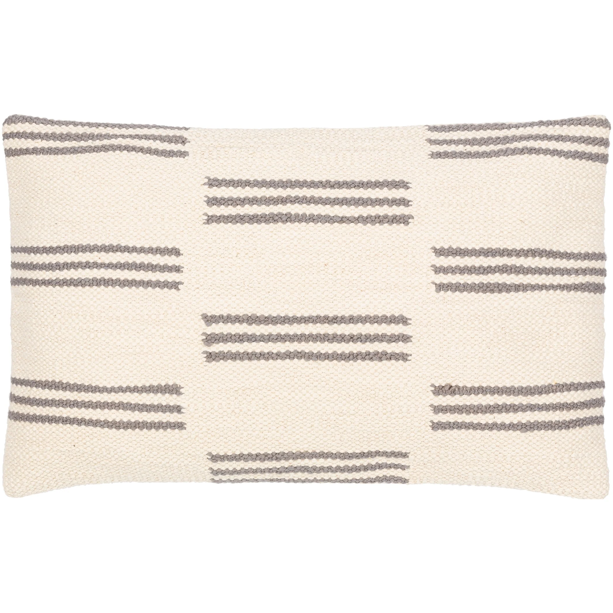 Stojko Modern Broken Stripe Throw Pillow