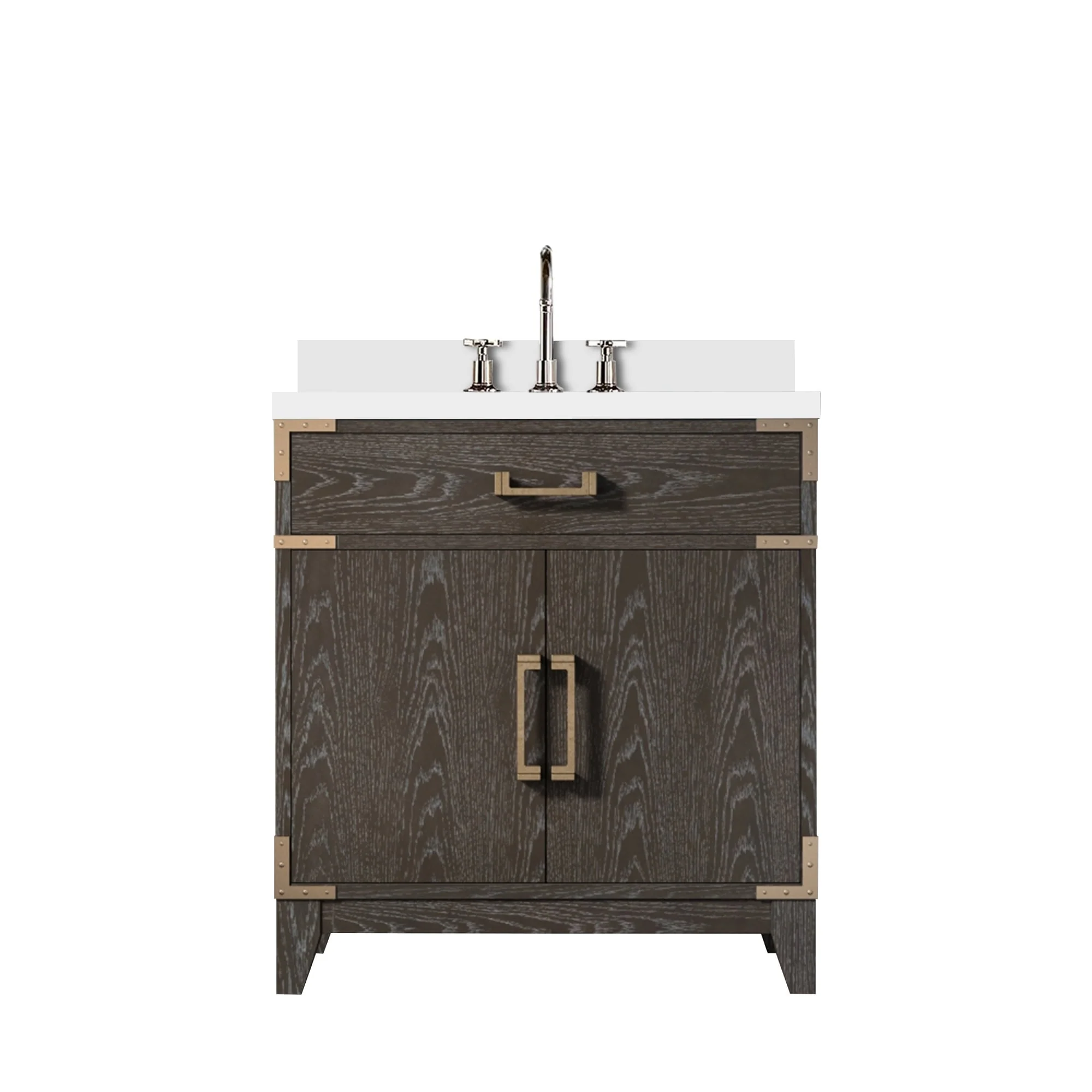 Laurel Bath Vanity Quartz Top, Sink and Faucet